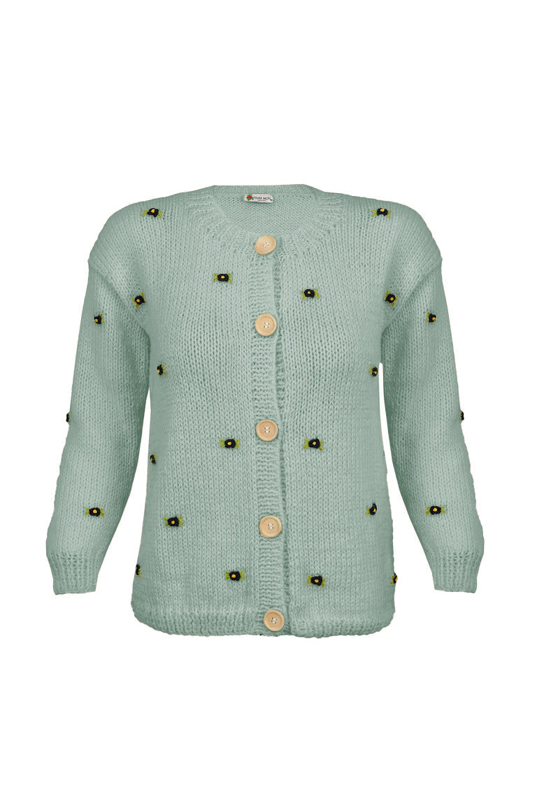 MUSCARI COTTON CARDIGAN BY FANM MON