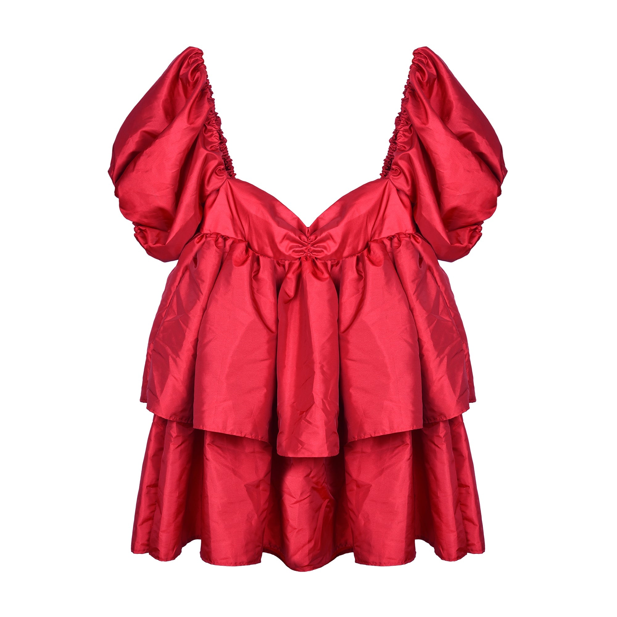 Birthday Suit Red Taffeta by Madeline Marie