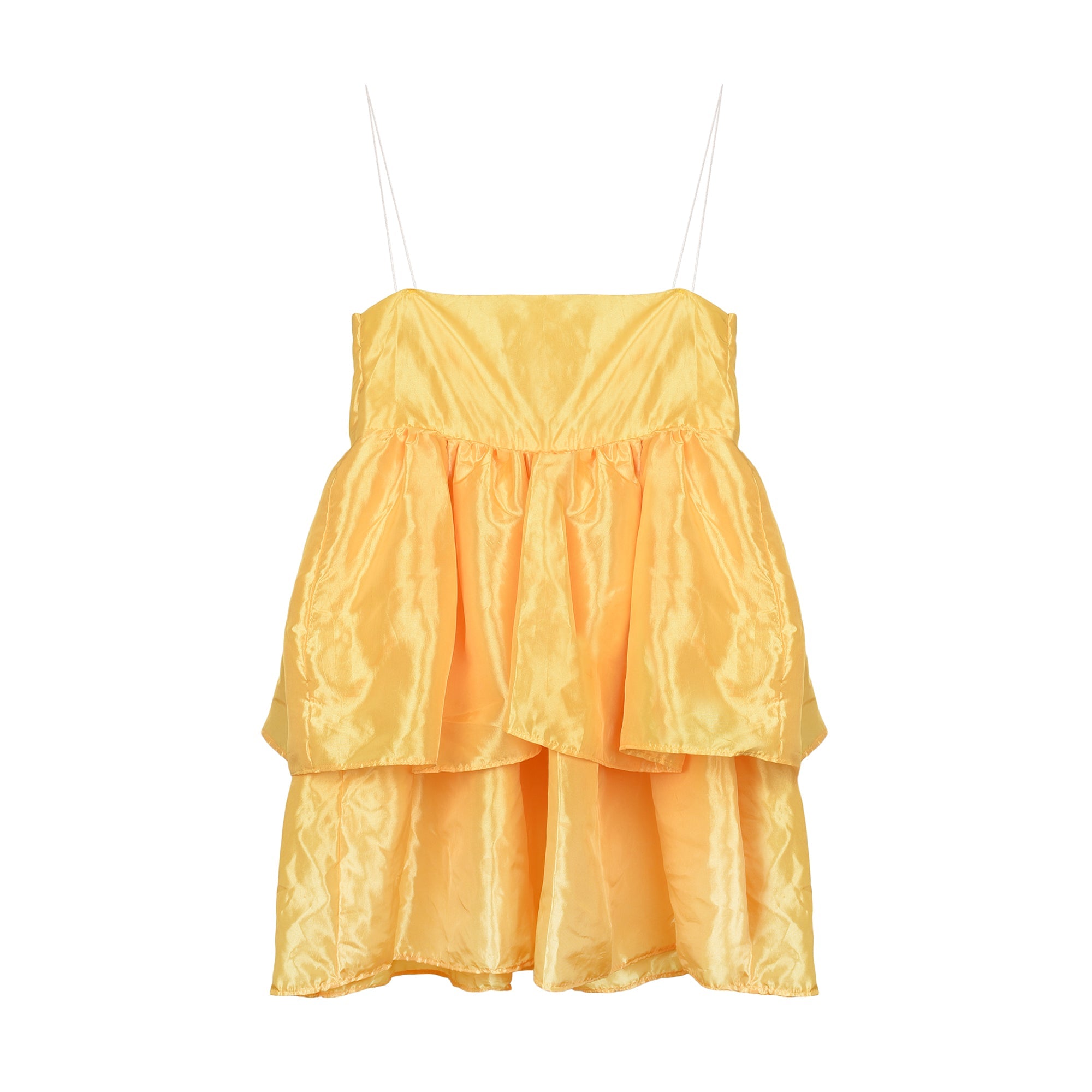 Birthday Suit Yellow with Silk Chord Straps by Madeline Marie