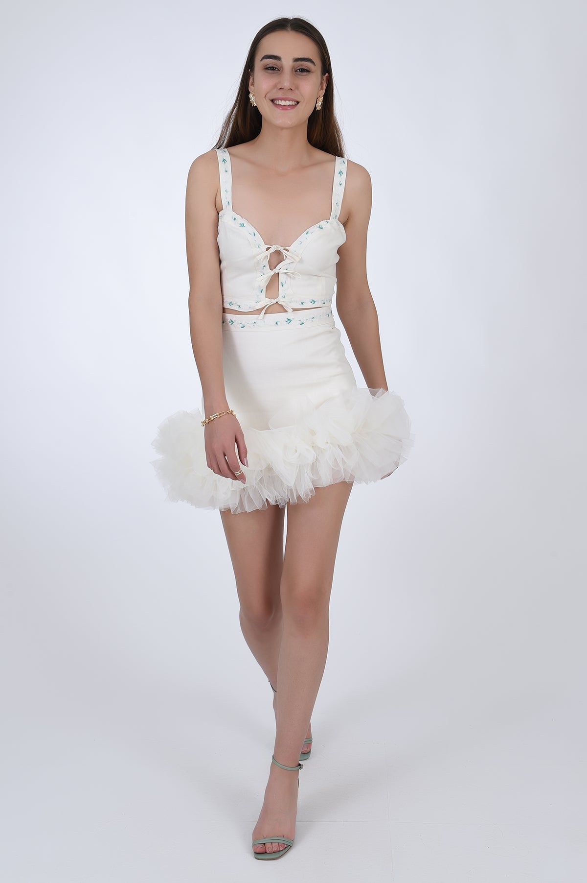 FOL SKIRT SET by Fanm Mon