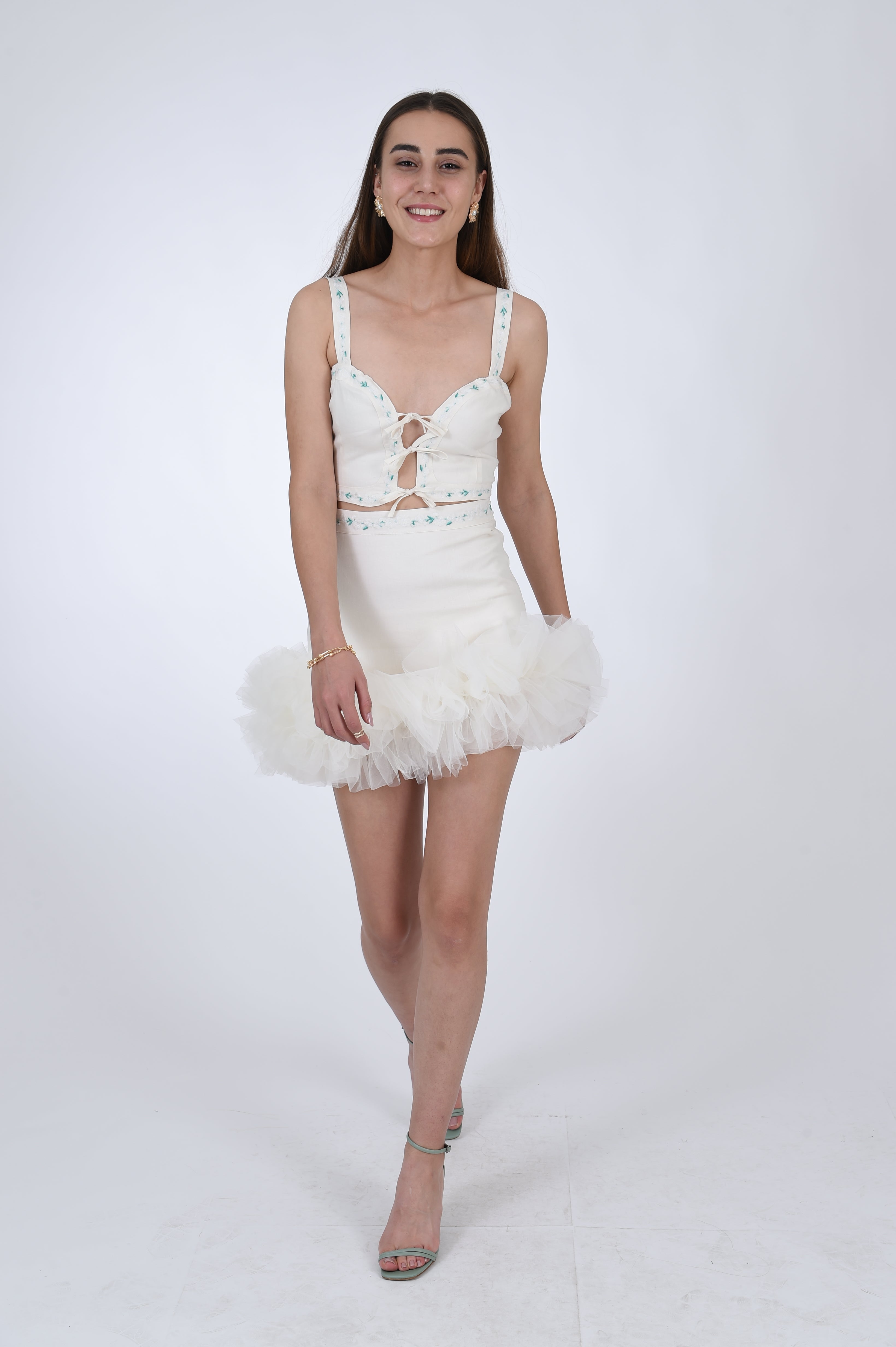 FOL SKIRT SET by Fanm Mon