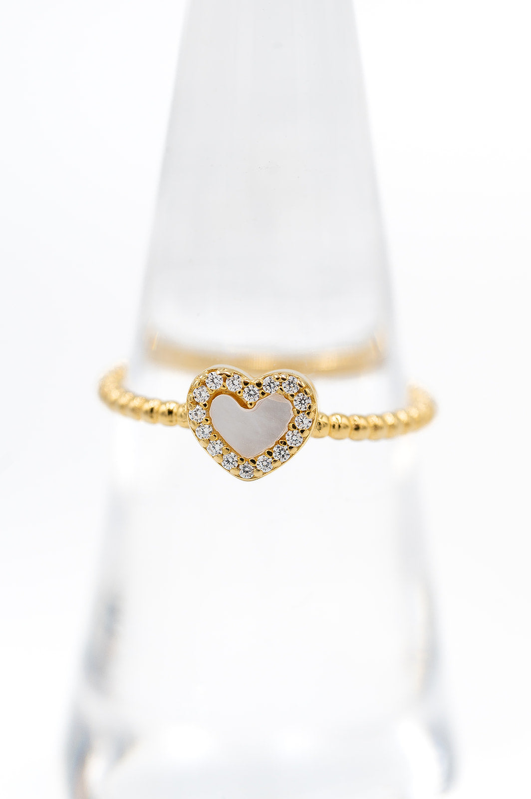 Ring Hannah Color Heart Beaded by Zafiro Jewellers