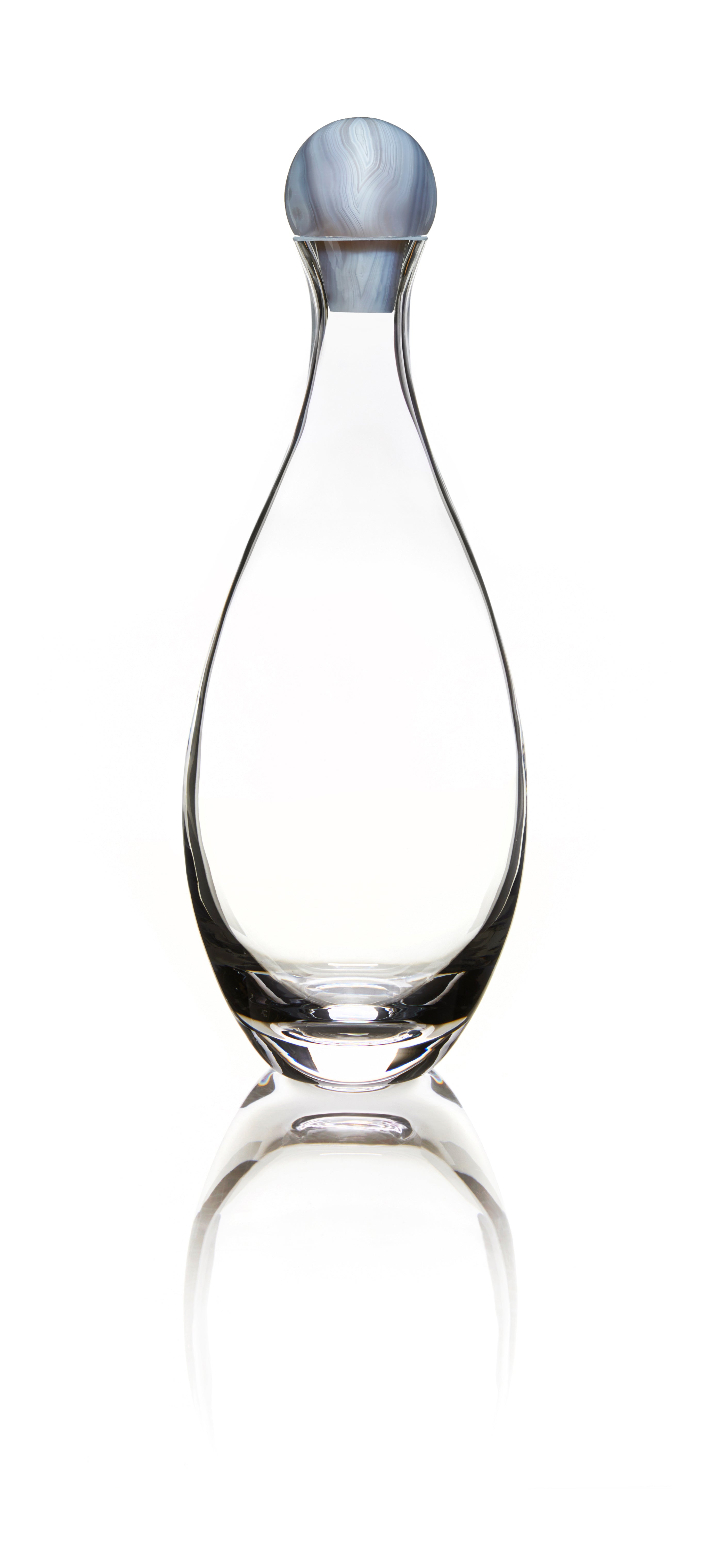 Elevo Decanter, Smoke Agate by ANNA New York