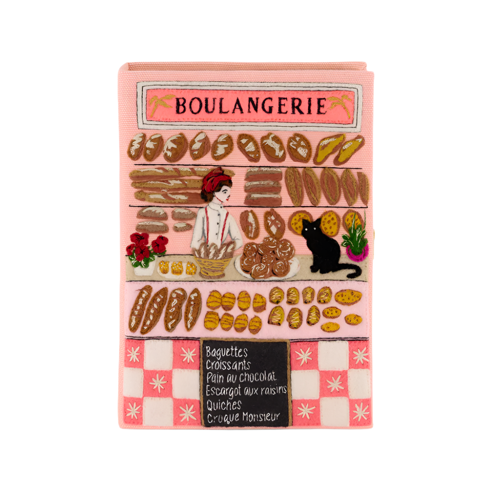 Boulangerie Book Clutch by Olympia Le-Tan