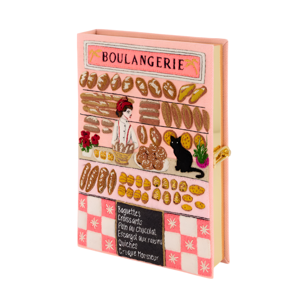 Boulangerie Book Clutch by Olympia Le-Tan
