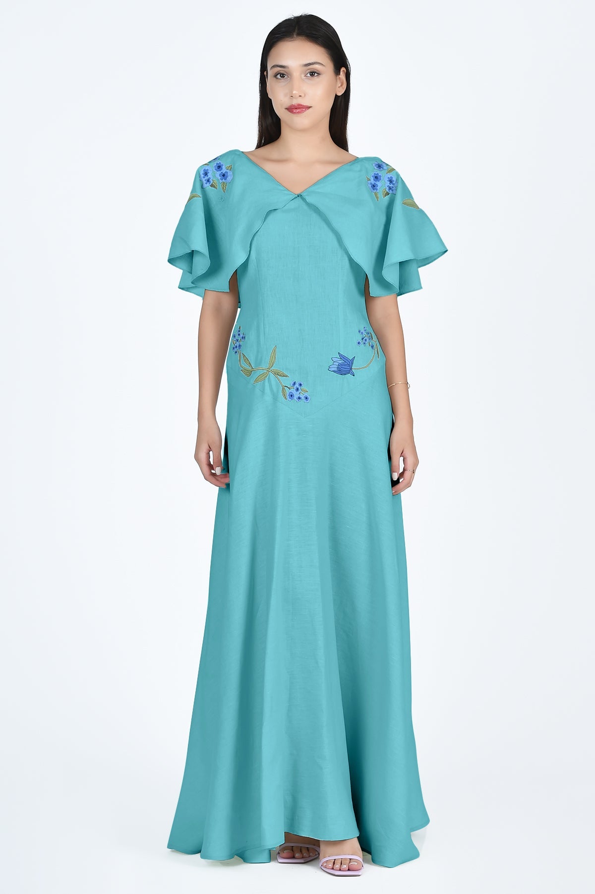 ALEXIS DRESS BY FANM MON M / Teal ALEXIS DRESS BY FANM MON M / Teal