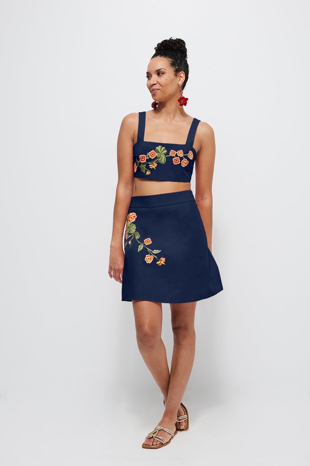 BURCU SKIRT SET by Fanm Mon