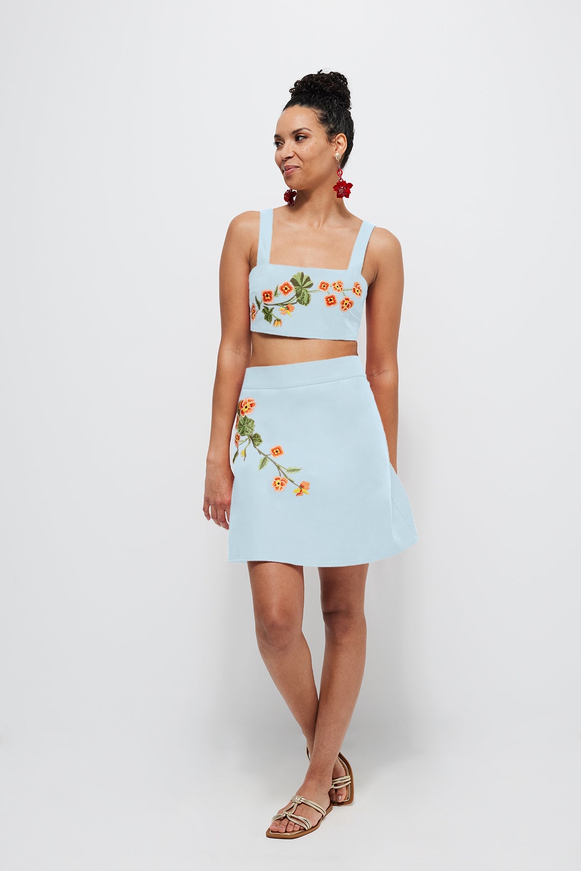 BURCU SKIRT SET by Fanm Mon