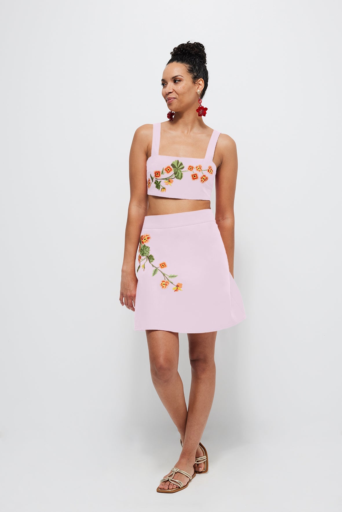 BURCU SKIRT SET by Fanm Mon