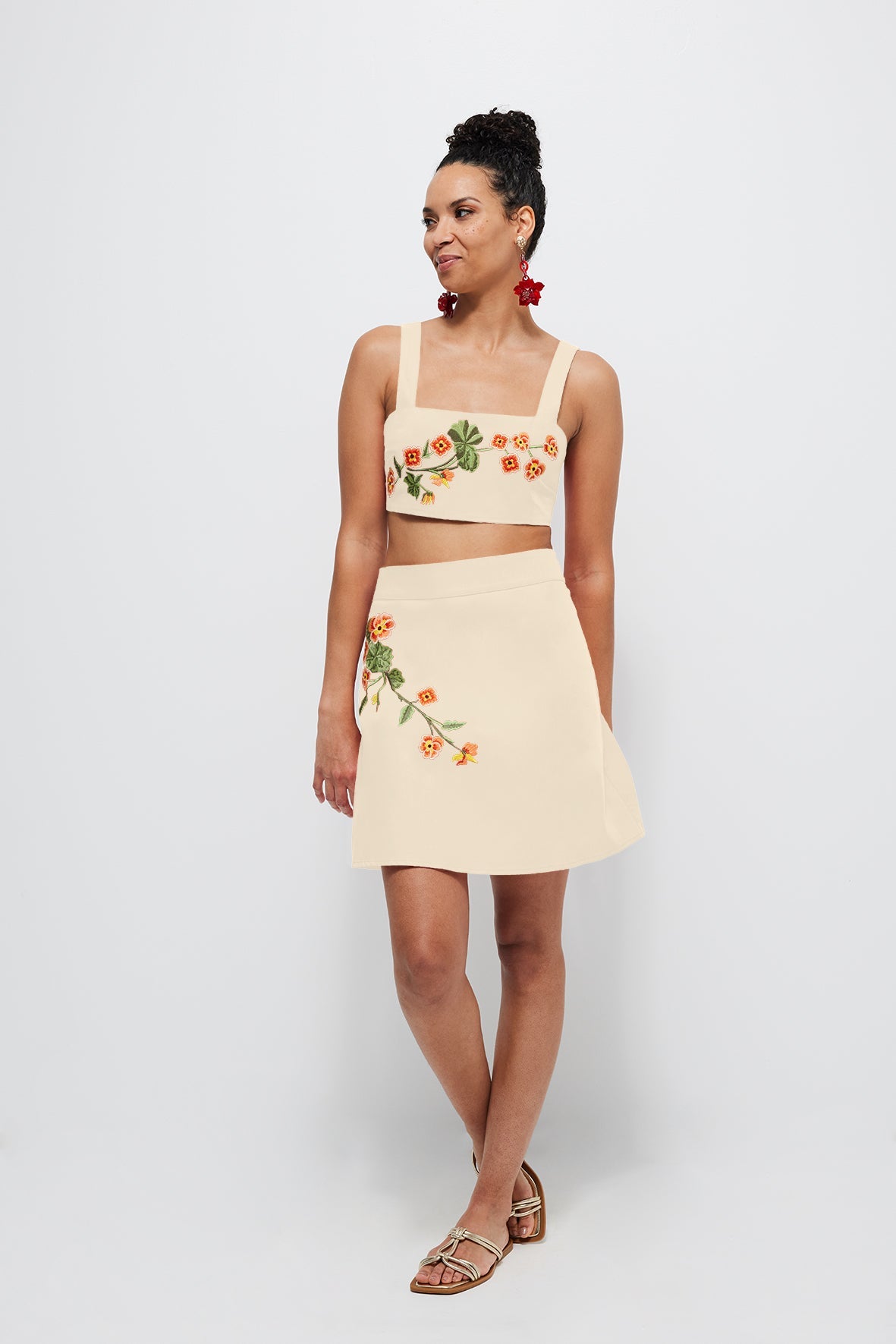 BURCU SKIRT SET by Fanm Mon