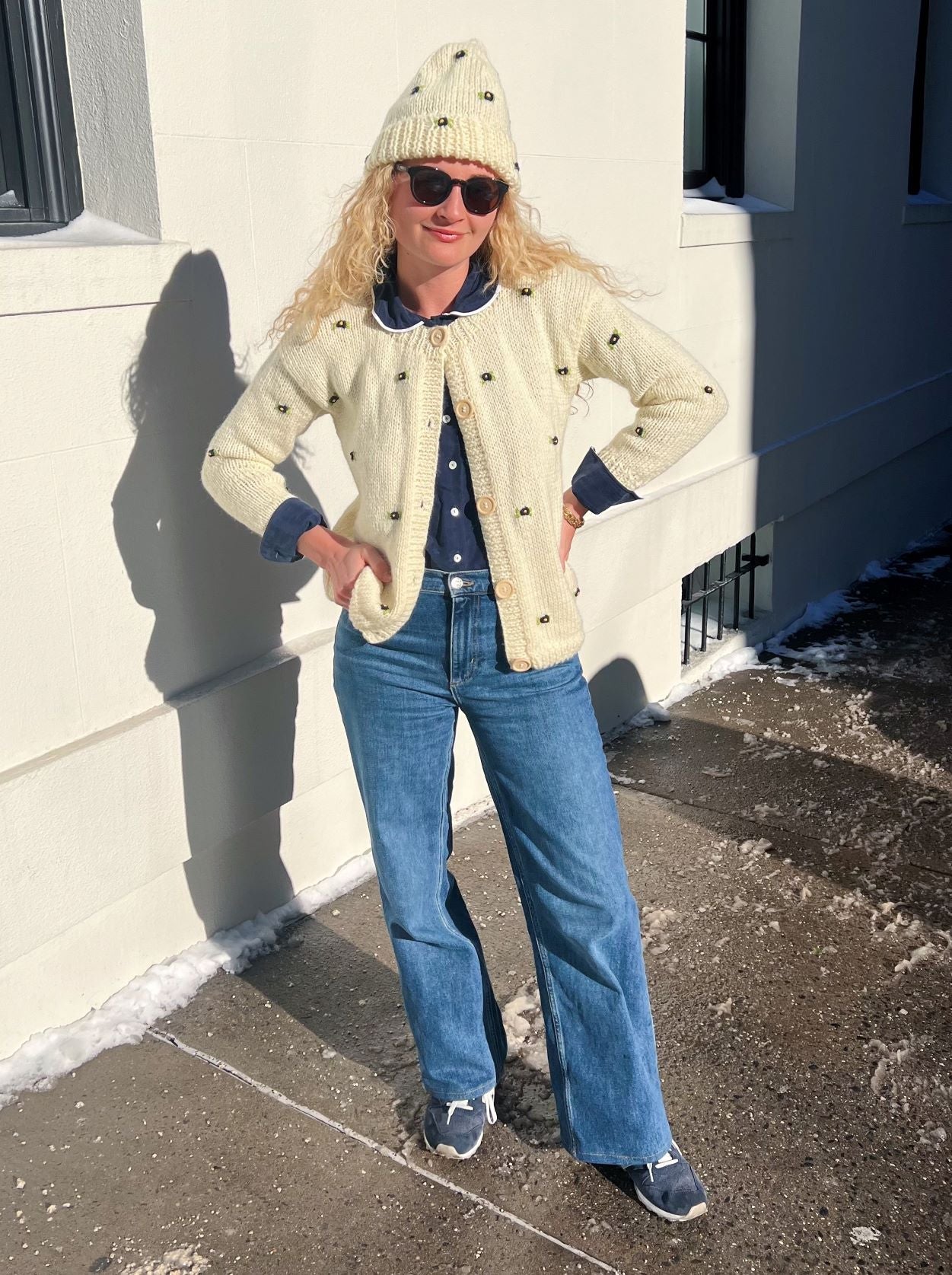 MUSCARI WOOL CARDIGAN BY FANM MON