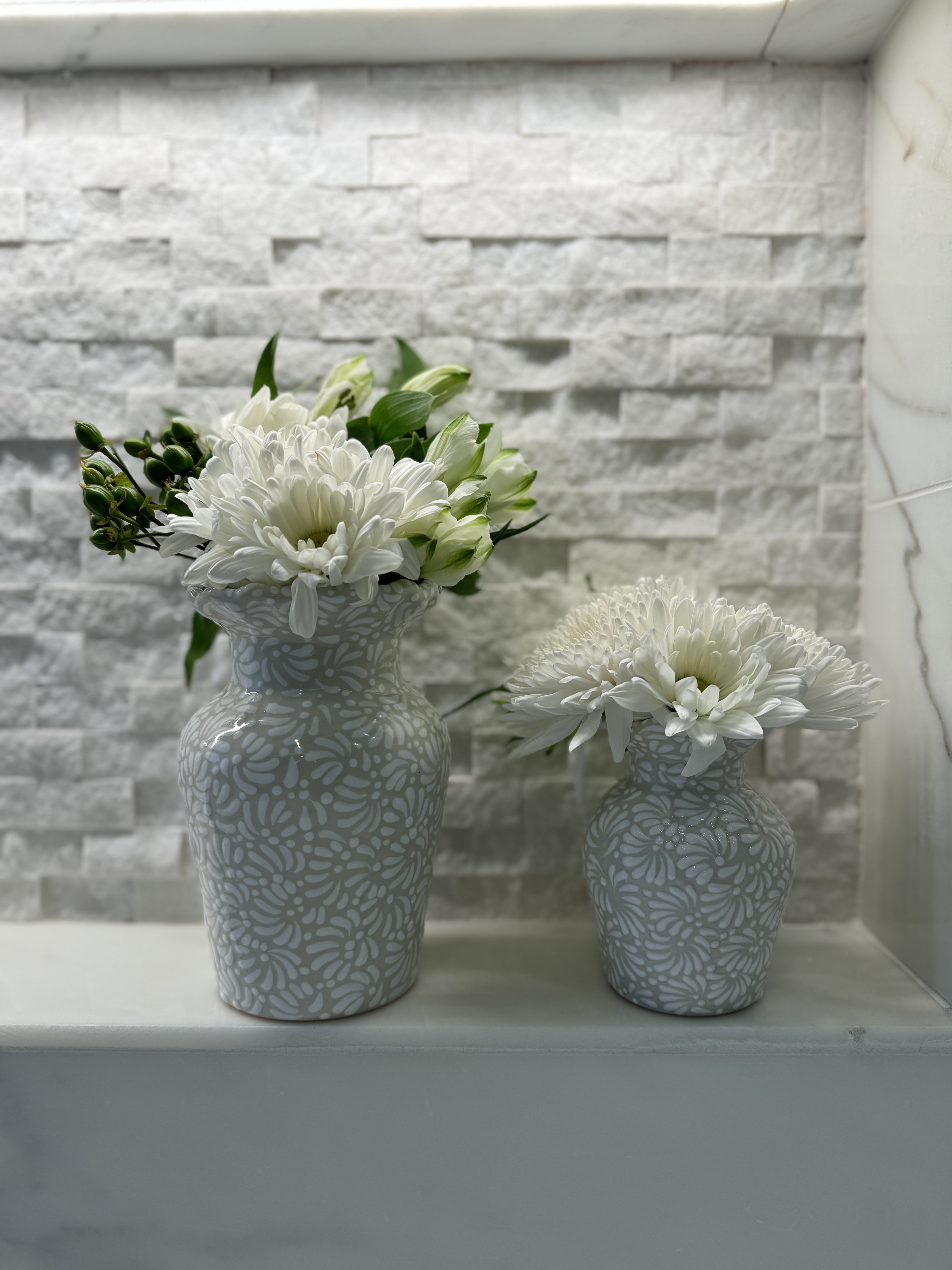 Talavera Wave Vase by Agave