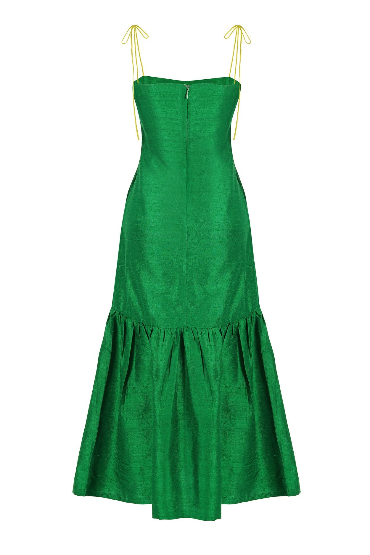 Green Marbella Silk Dress by Hess