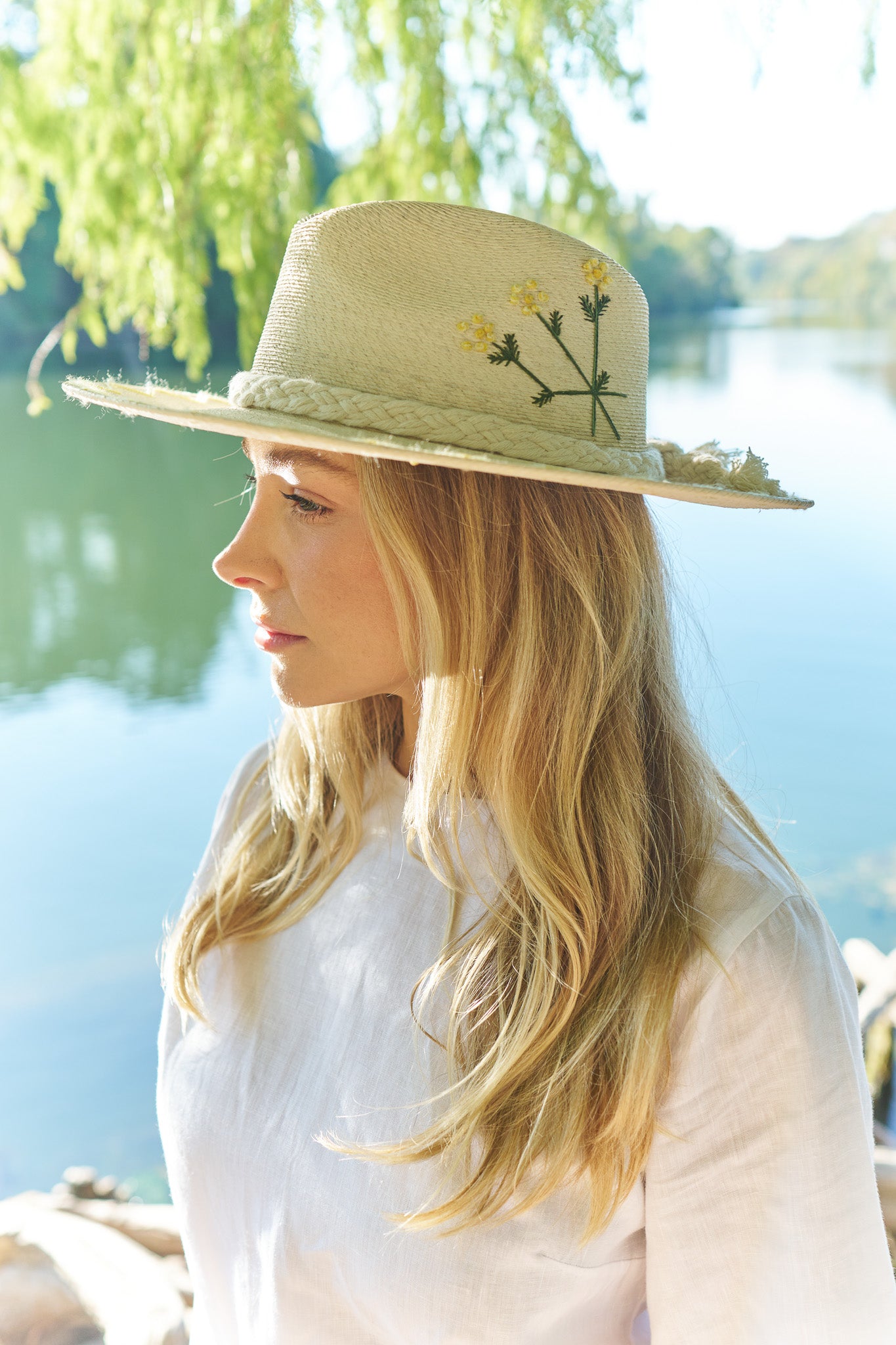 Exclusive Amarilla Flores Hat by Corazon Playero