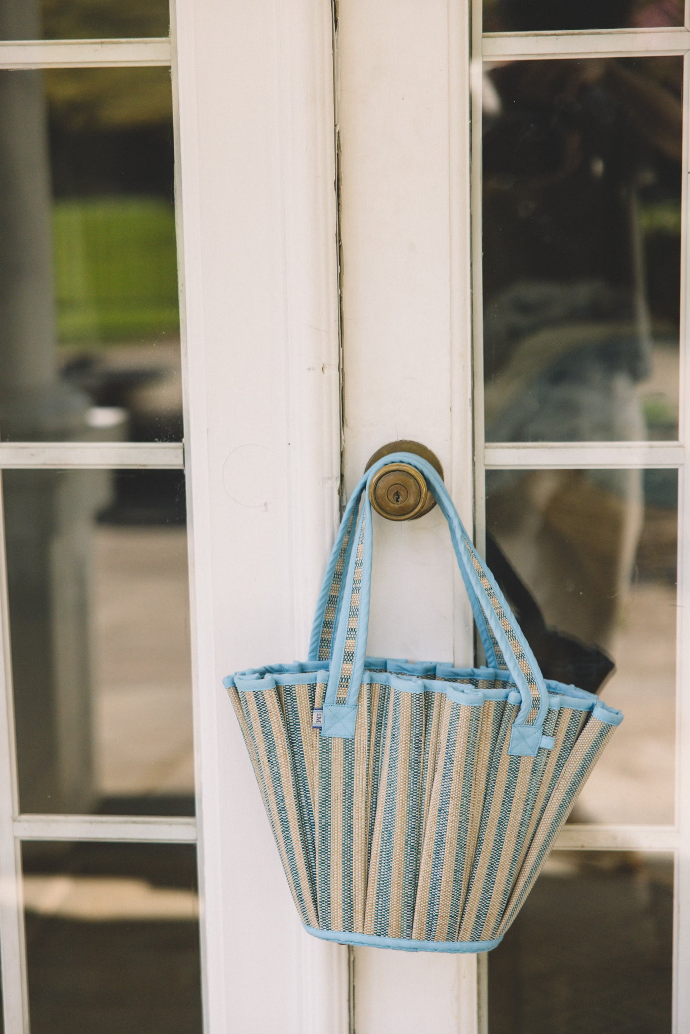 Natalie Simkins Exclusive Azure Santorini | Mini Tropez Tote by Lorna Murray