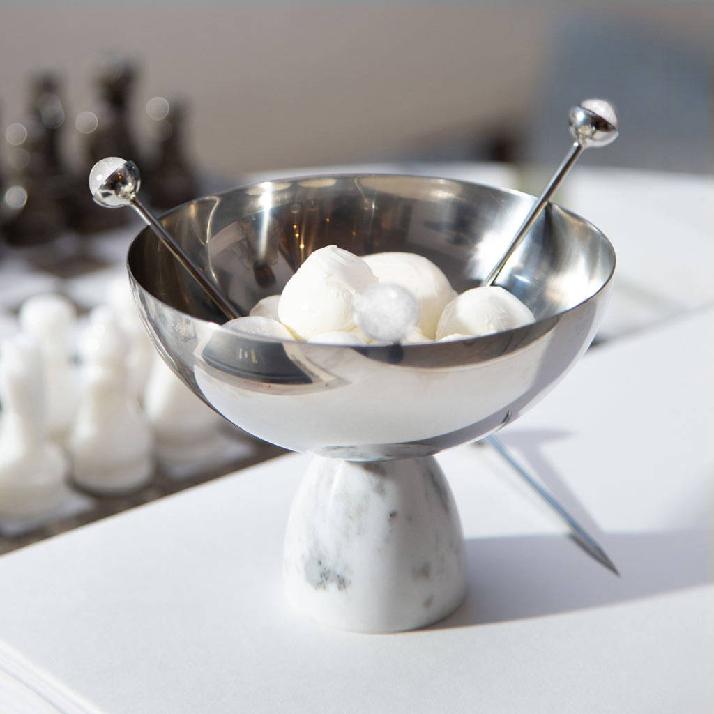 Hospitality Cocktail Picks, Silver & Crystal, Set of 4 by ANNA New York