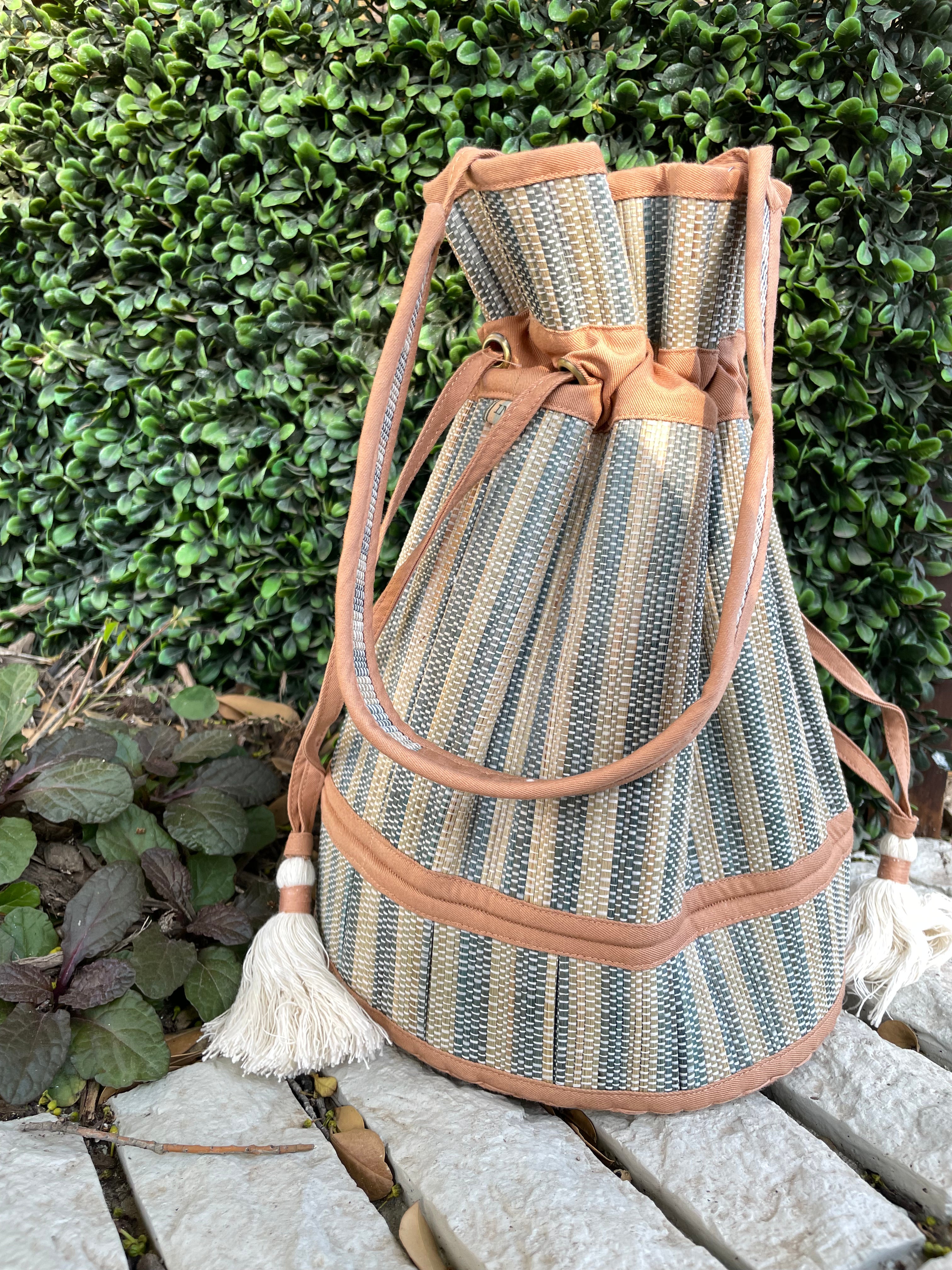 Natalie Simkins Exclusive: Azure Caramello | Midi Leisure Tote by Lorna Murray