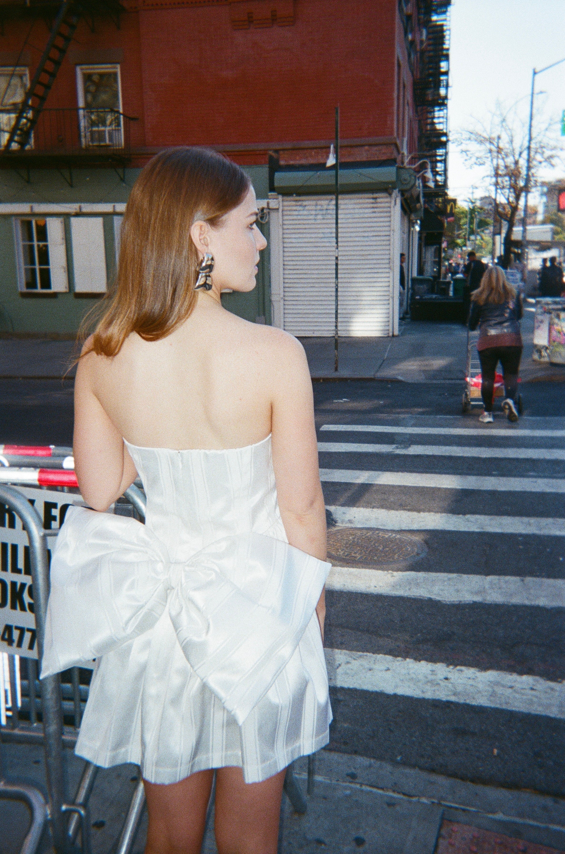 Roxanne Mini Dress with Bow by Madeline Marie
