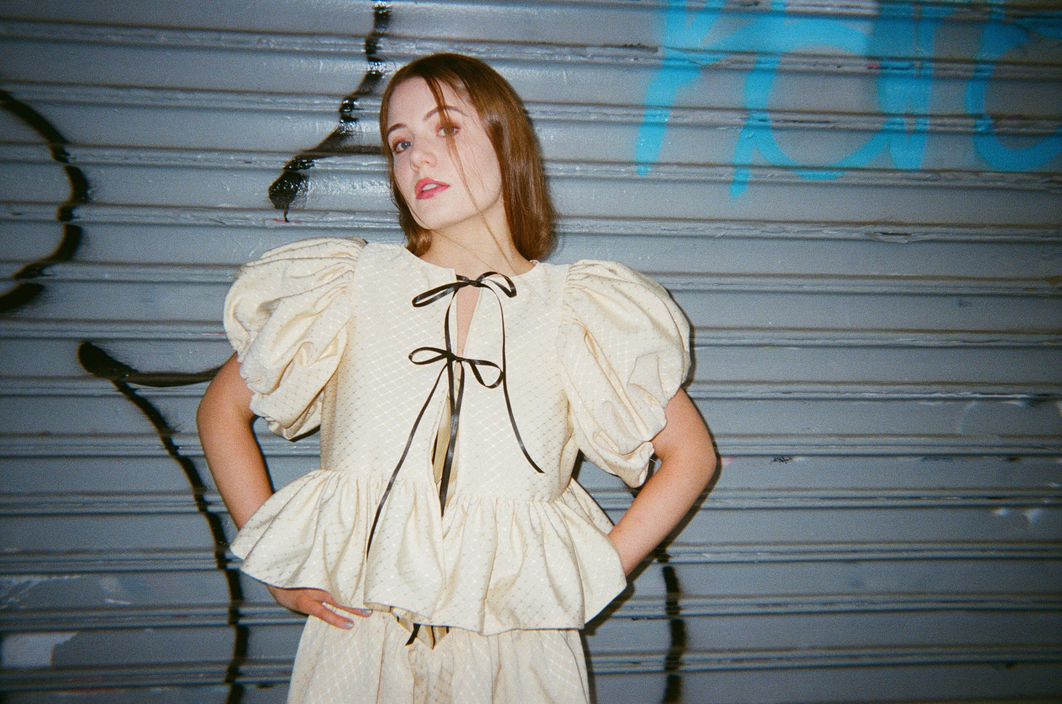 Kels Blouse In Vintage Creme by Madeline Marie