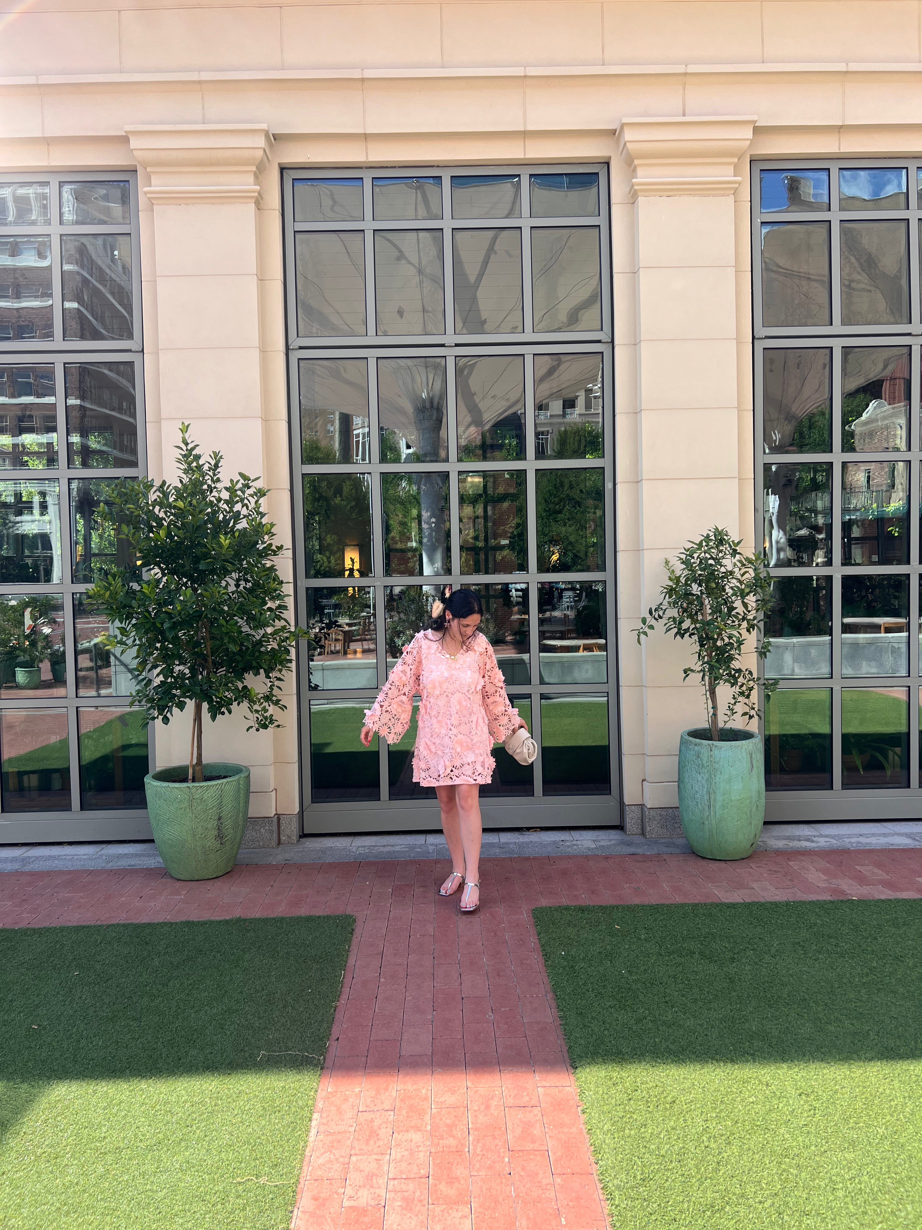 The Aurora Kaftan Short - Ballet Pink by Tela Mercantile (HerStory Exclusive)
