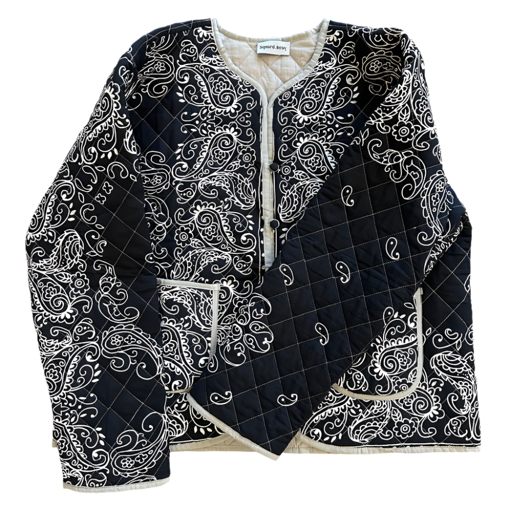 The Quilted Jacket - Black by Squar'd Away
