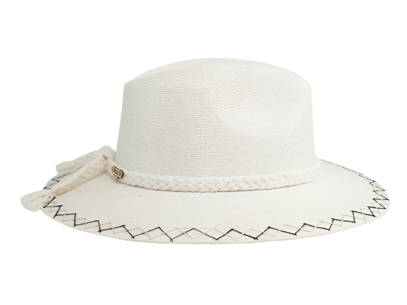 Black La Palma Hat by Corazón Playero