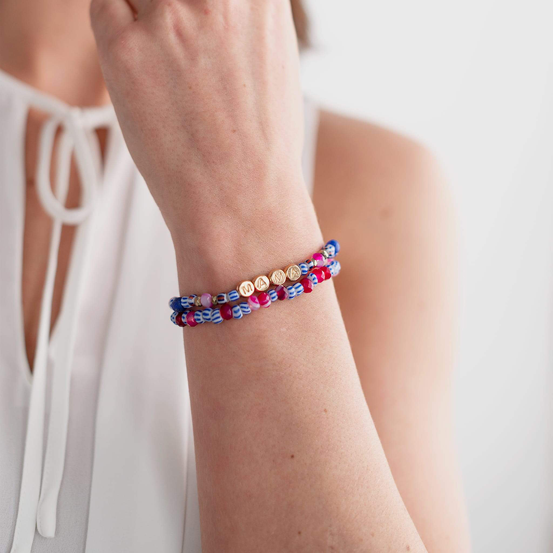 Gemstone Mama Bracelet Set by Akola