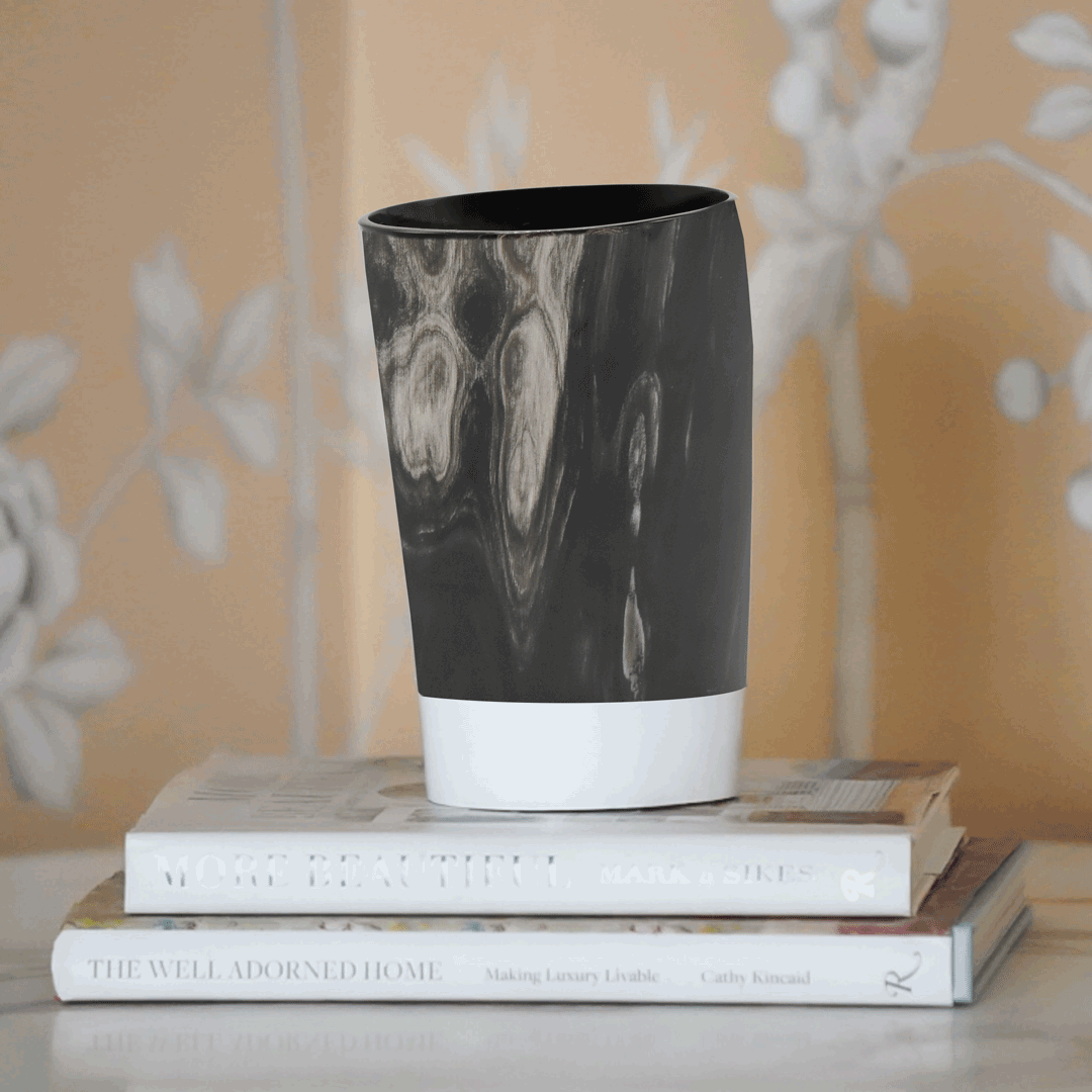 Large Horn Vase by Nile Lily Home