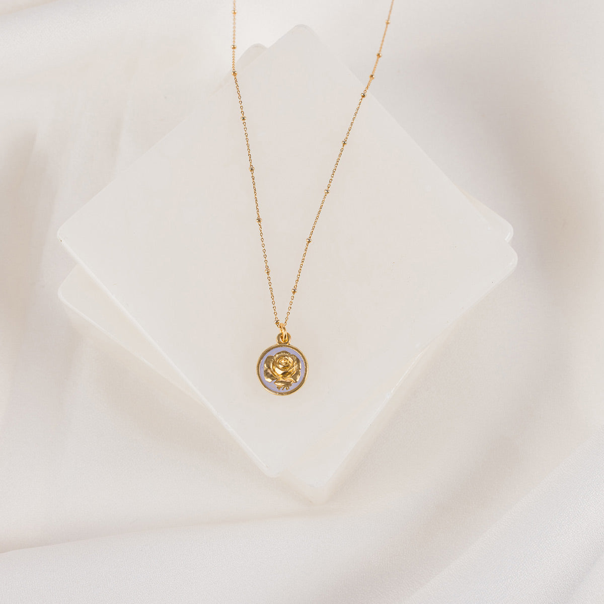 Miraculous Rose Necklace by My Saint My Hero