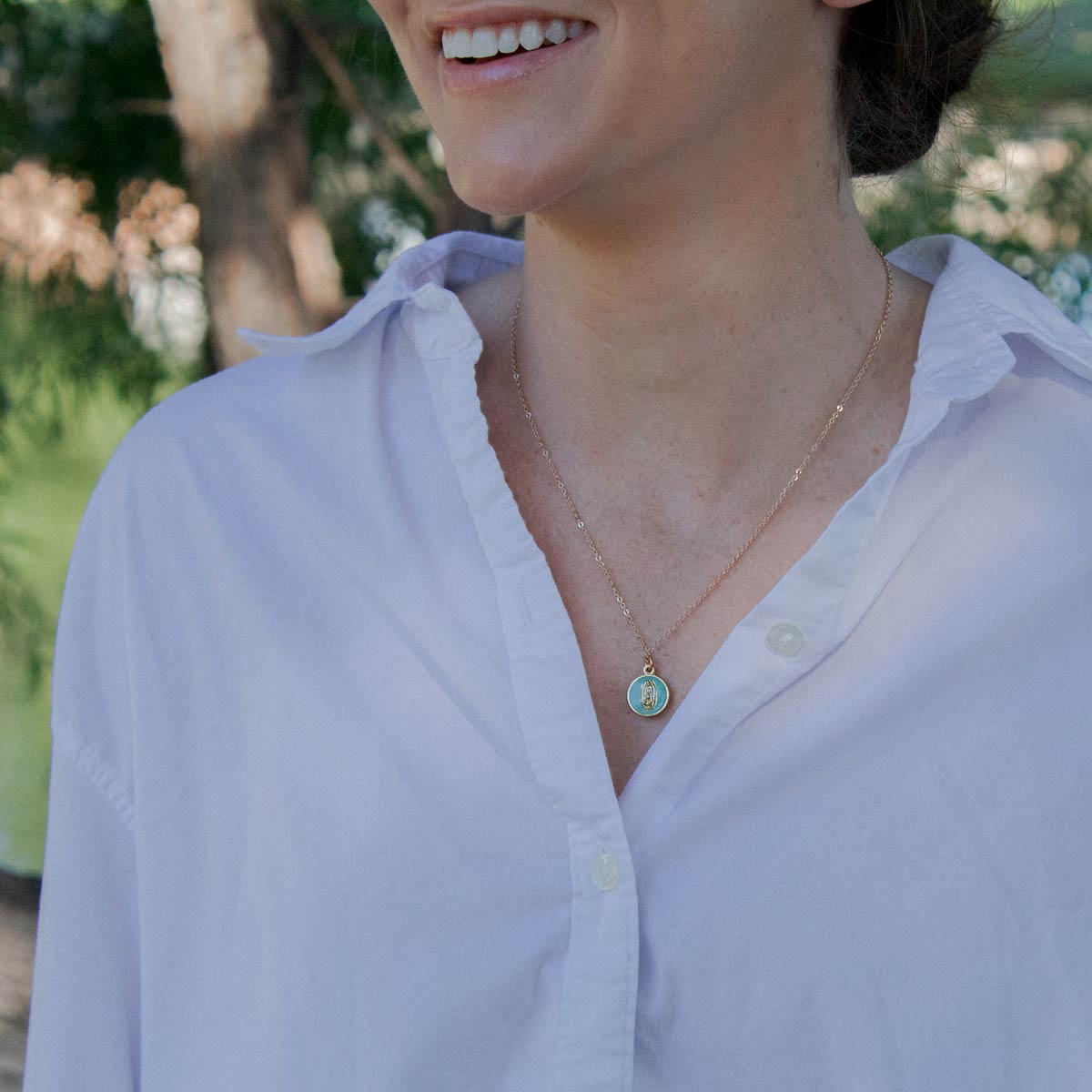 Miraculous Rose Necklace by My Saint My Hero