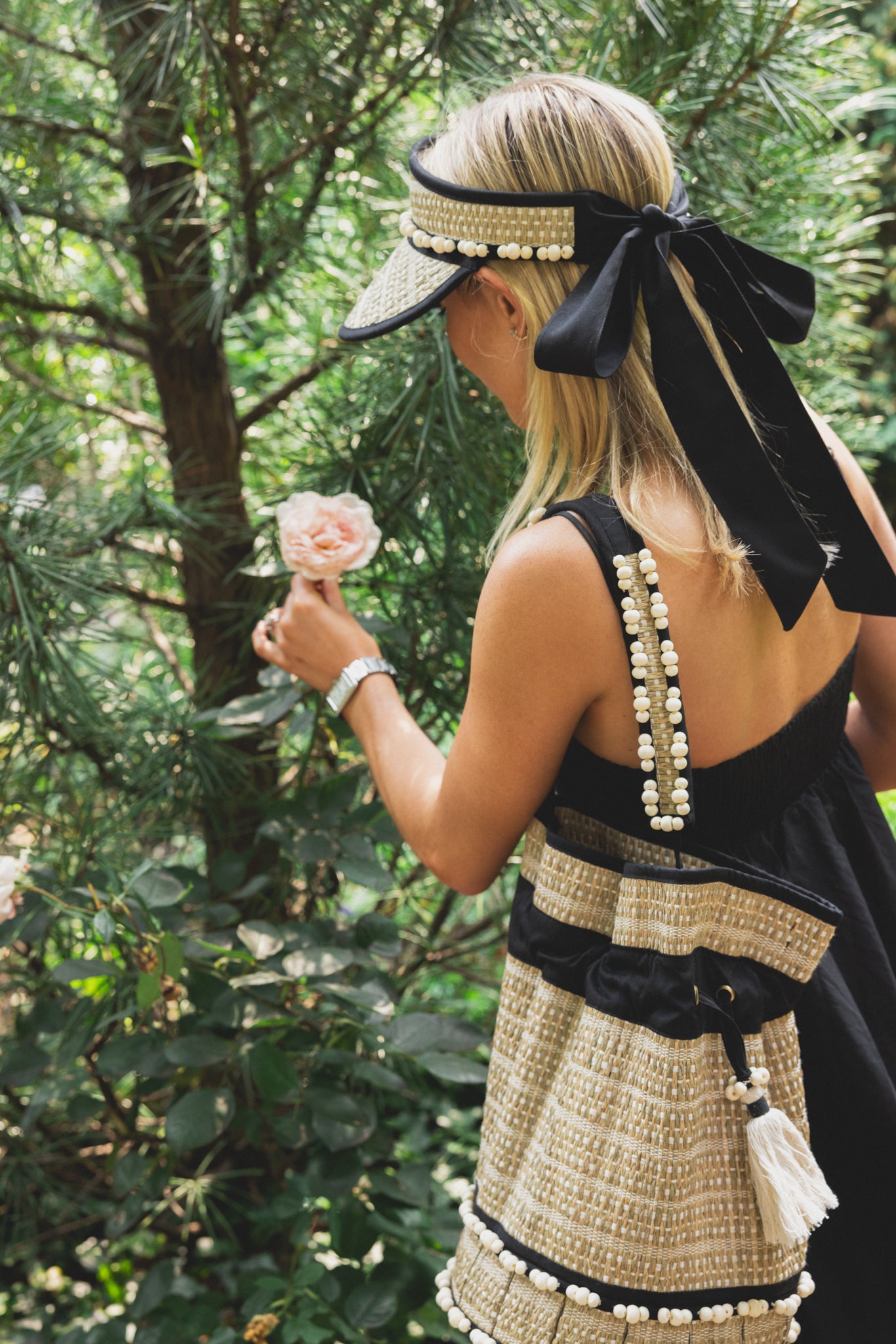 Exclusive Braided Black Truffle | Heidelberg Visor by Lorna Murray