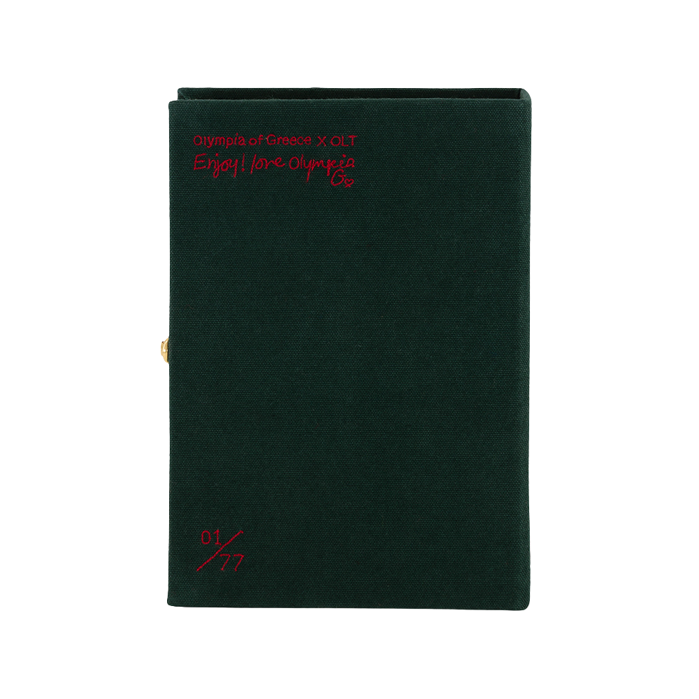 Dirty Martini Book Clutch by Olympia Le Tan