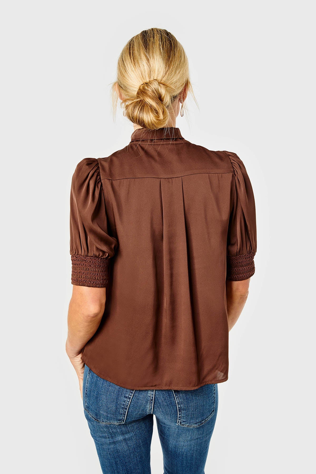 Peggy Top-Silk-Chicory by Cartolina