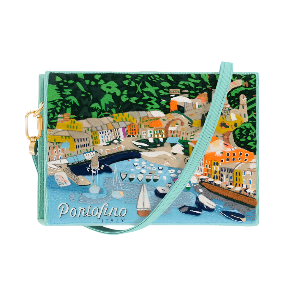 Portofino Book Clutch Strapped by Olympia Le-Tan