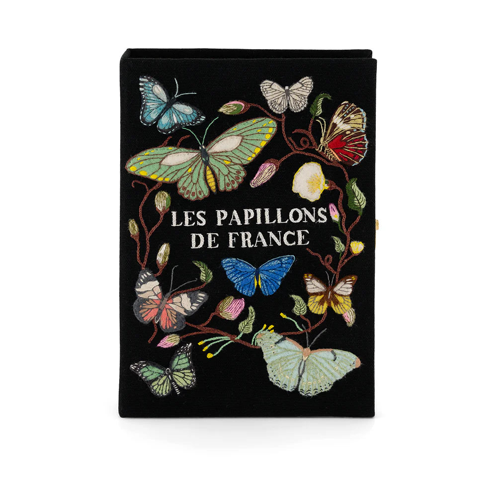 Les Papillons de France Book Clutch by Olympia Le-Tan