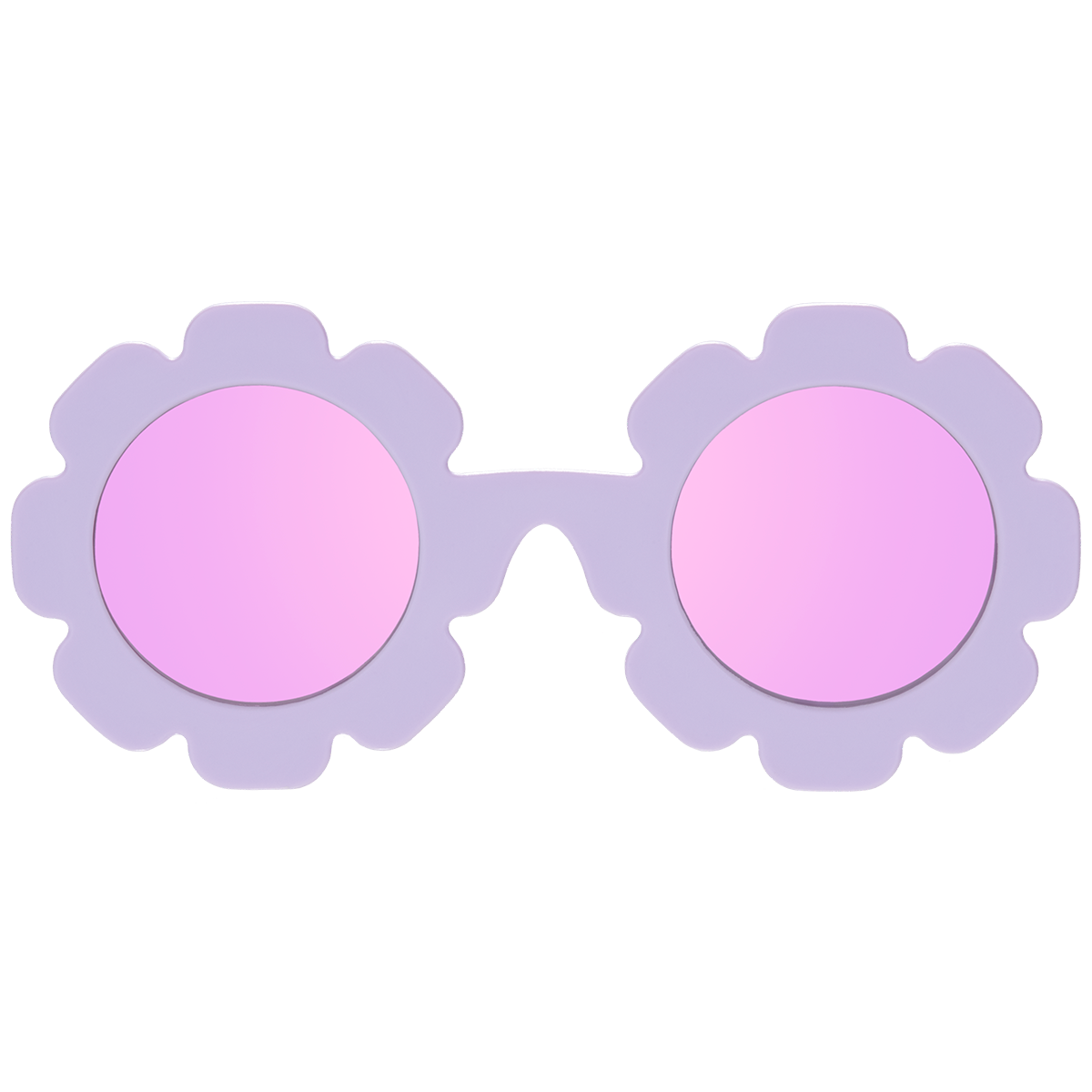 Irresistible Iris Flower | Lavender Polarized Mirrored Lenses by Babiators