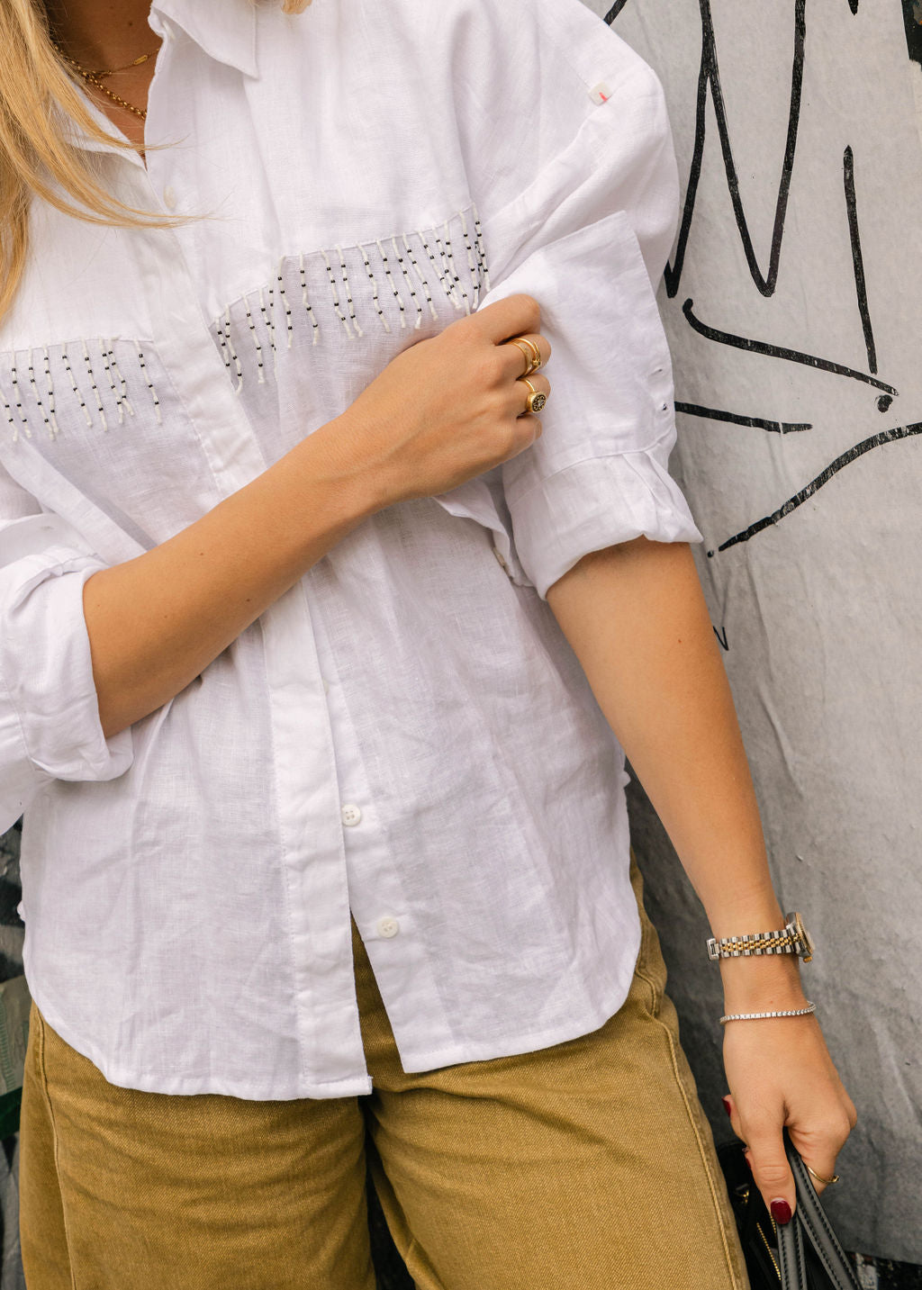 WHITE ULU | B&W FRINGE by Puka the Label