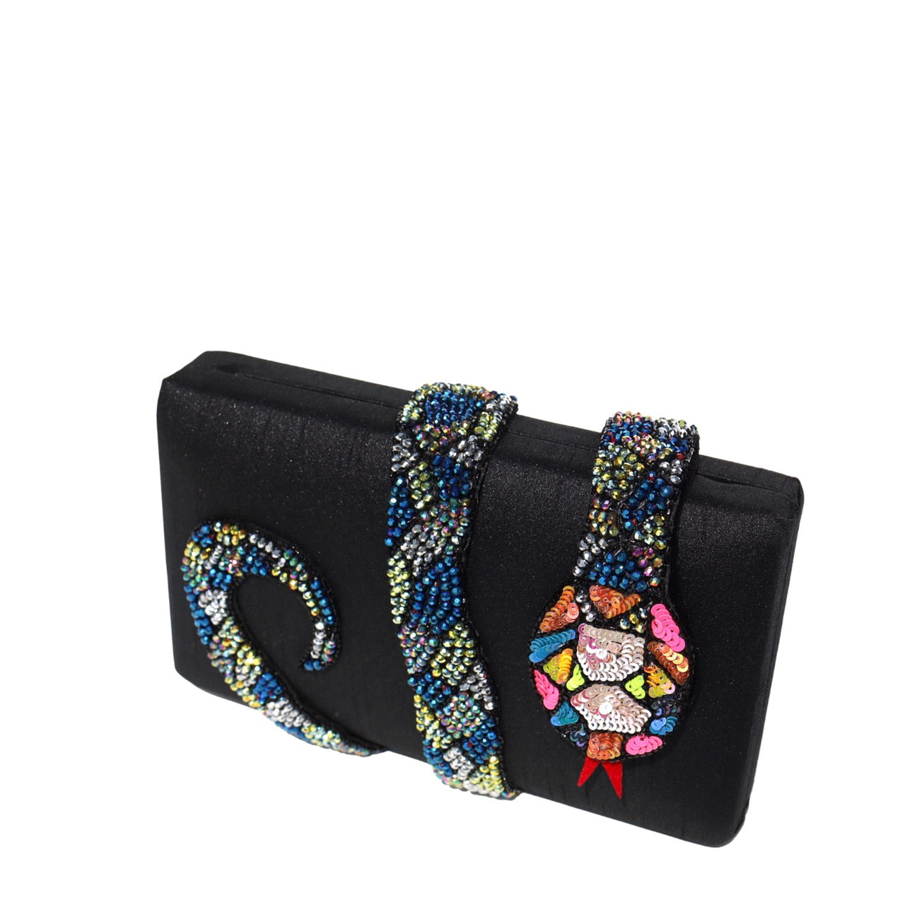 Rainbow Kaa Clutch by Simitri