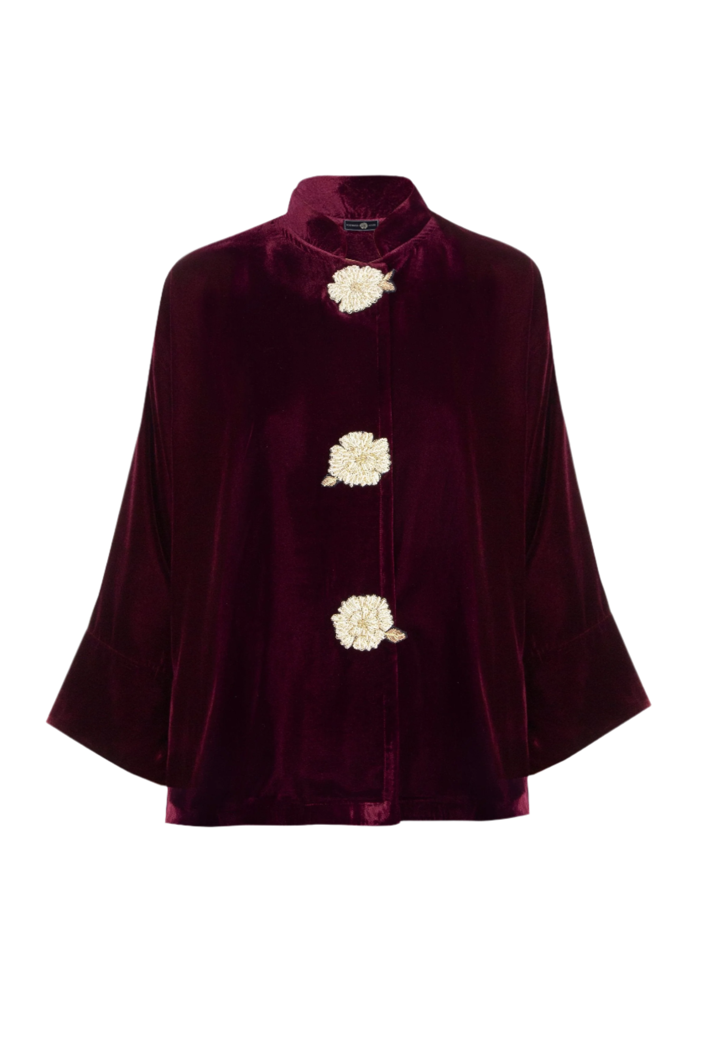 Rosa Velvet Jacket - Wine by Rosewater House