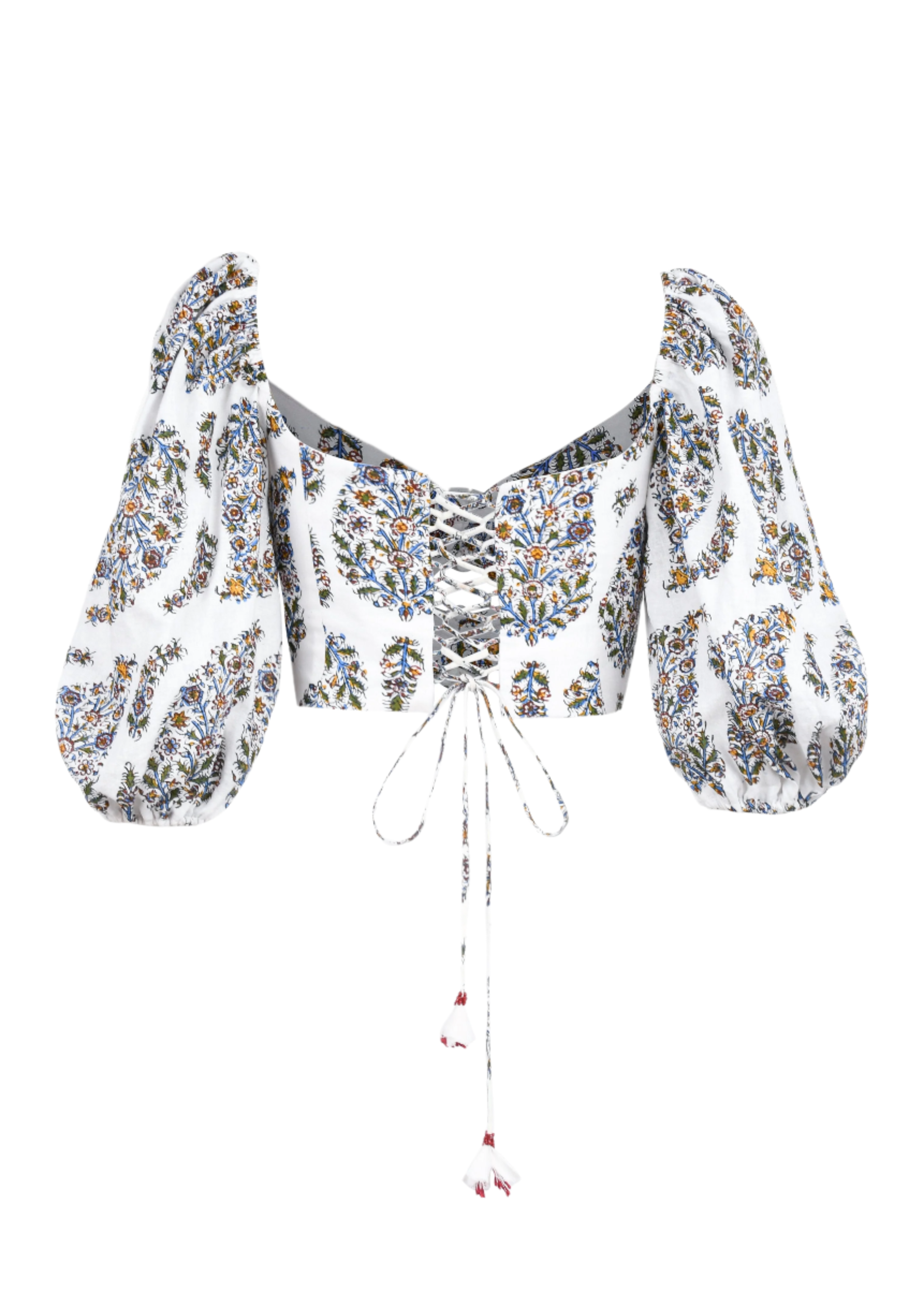 Rosa Cut-Out Bustier - Paisley Ghalamkar by Rosewater House