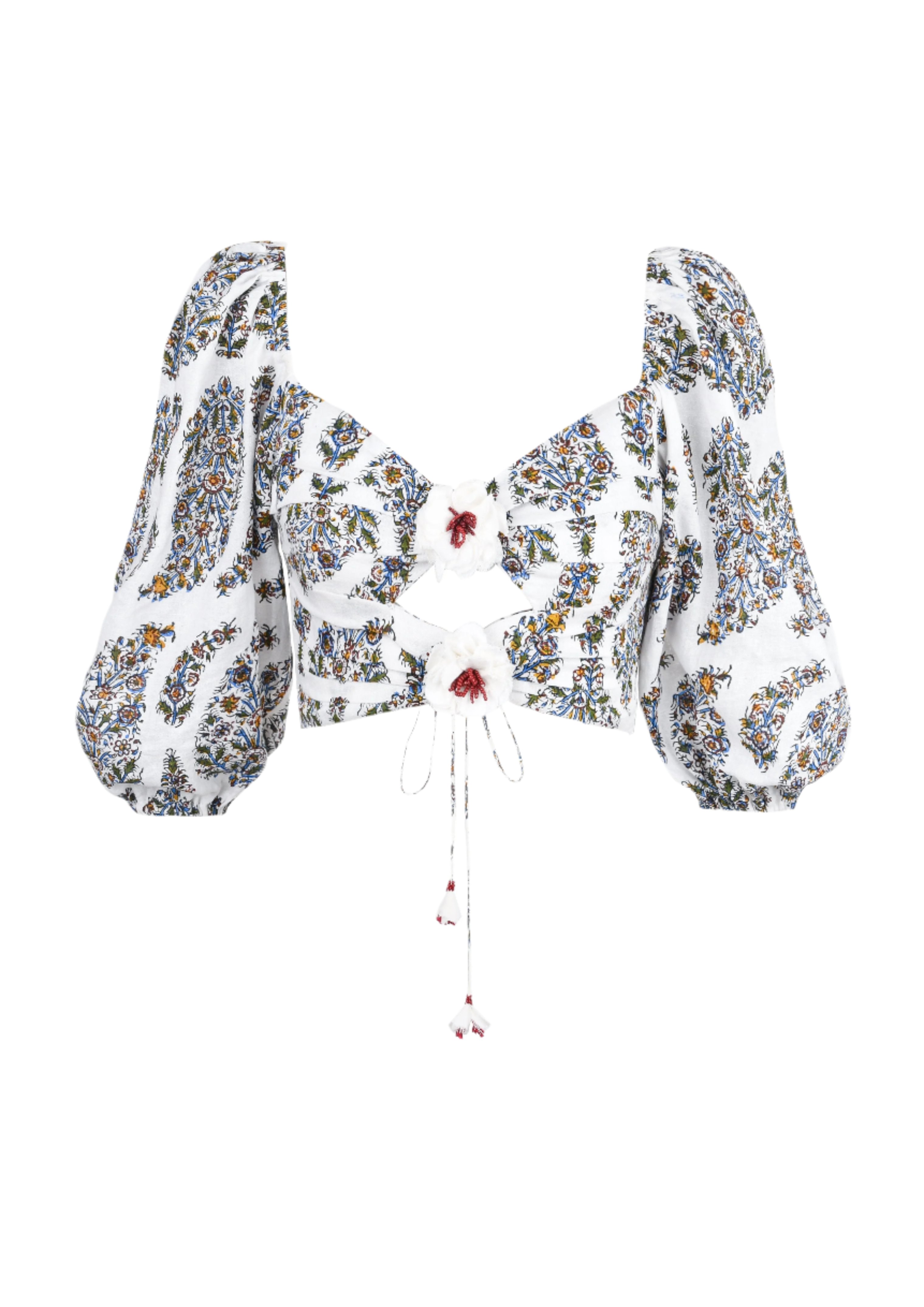 Rosa Cut-Out Bustier - Paisley Ghalamkar by Rosewater House