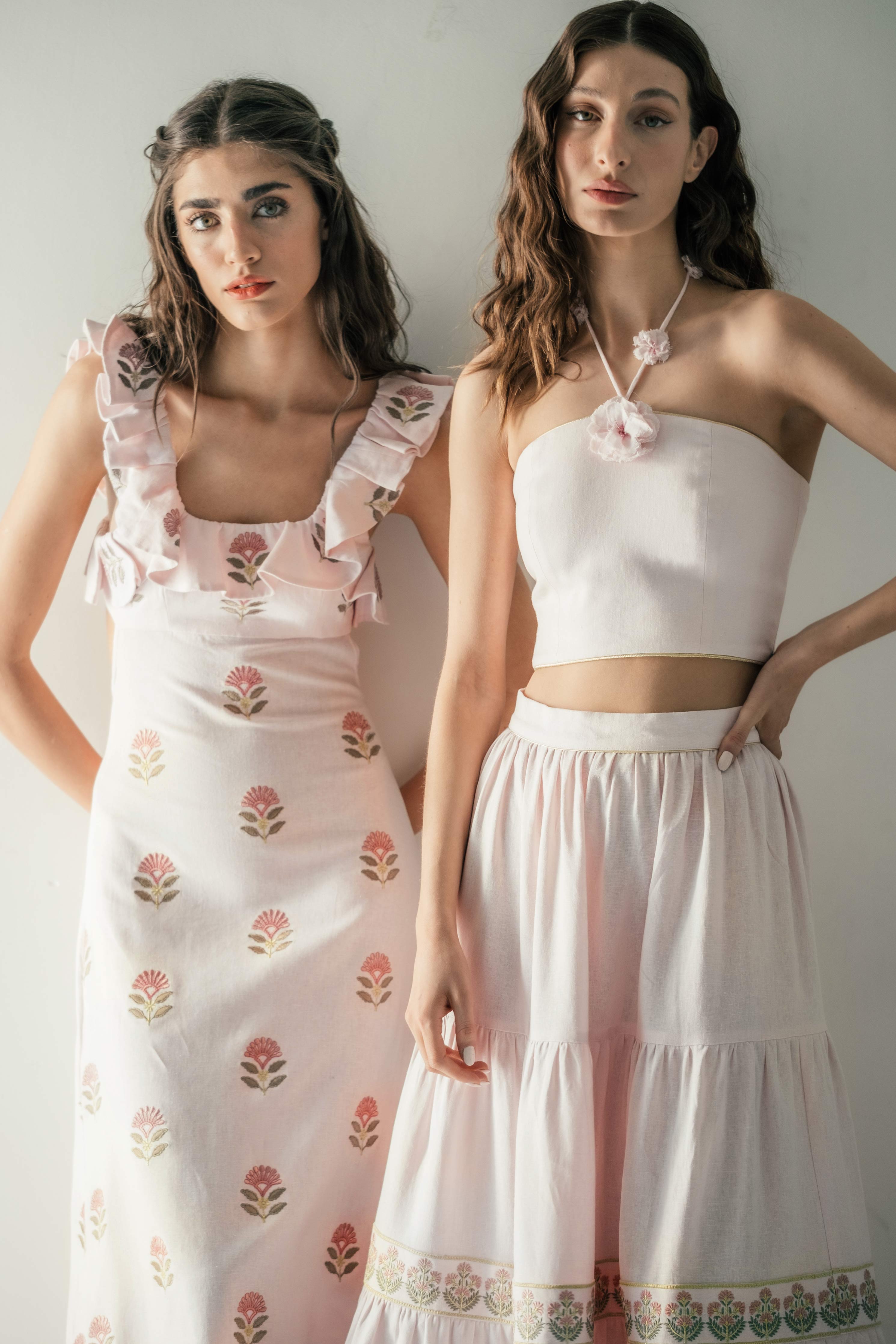 Hava Bustier - Pink by RosewaterHouse