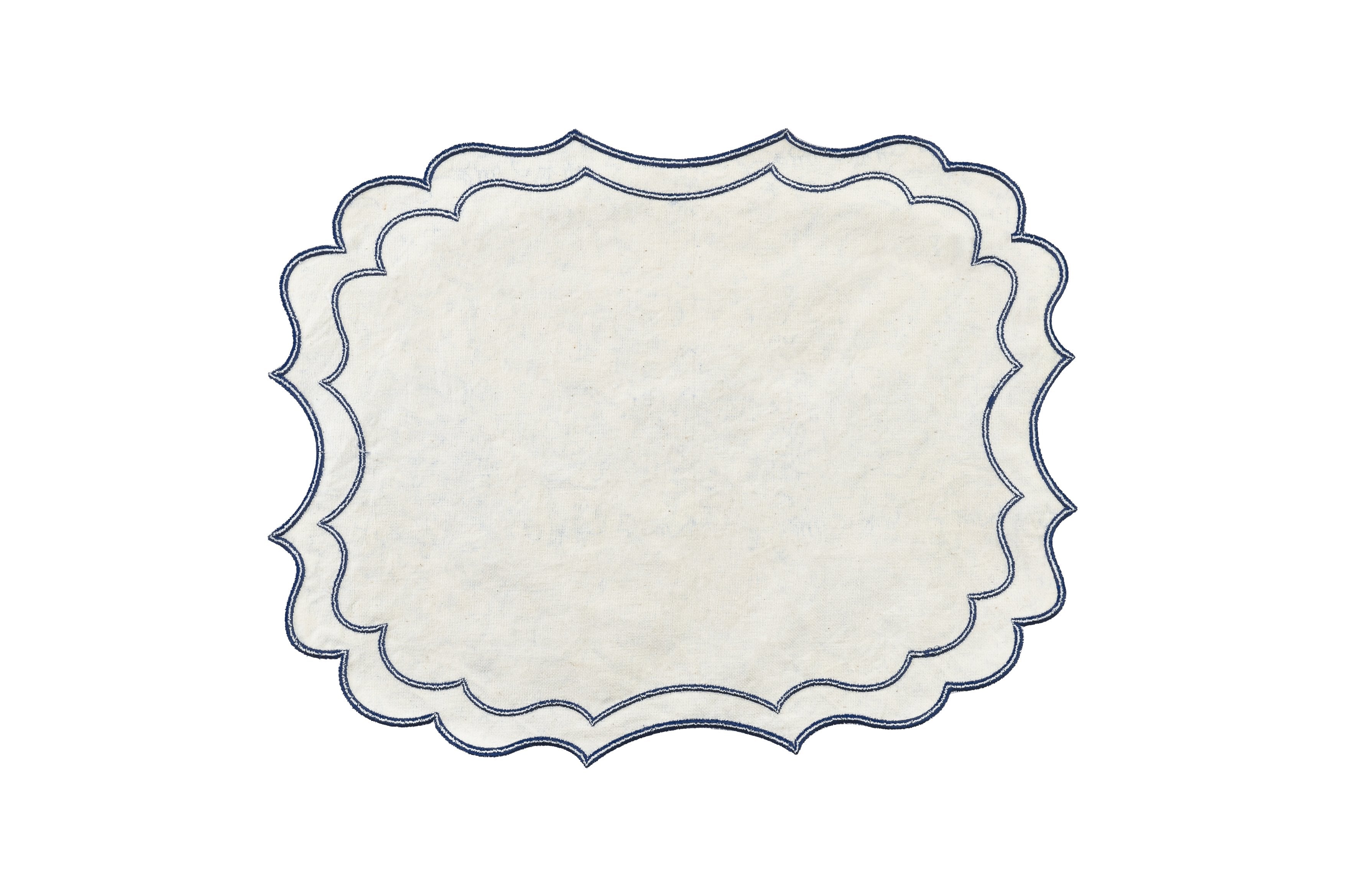 Iris Placemats - Blue by Rosewater House