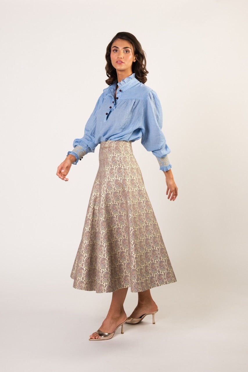 Cypress Blouse - Blue by Rosewater House