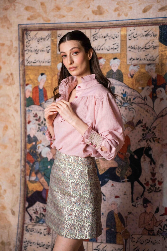 Bella Mini Skirt - Paisley by Rosewater House
