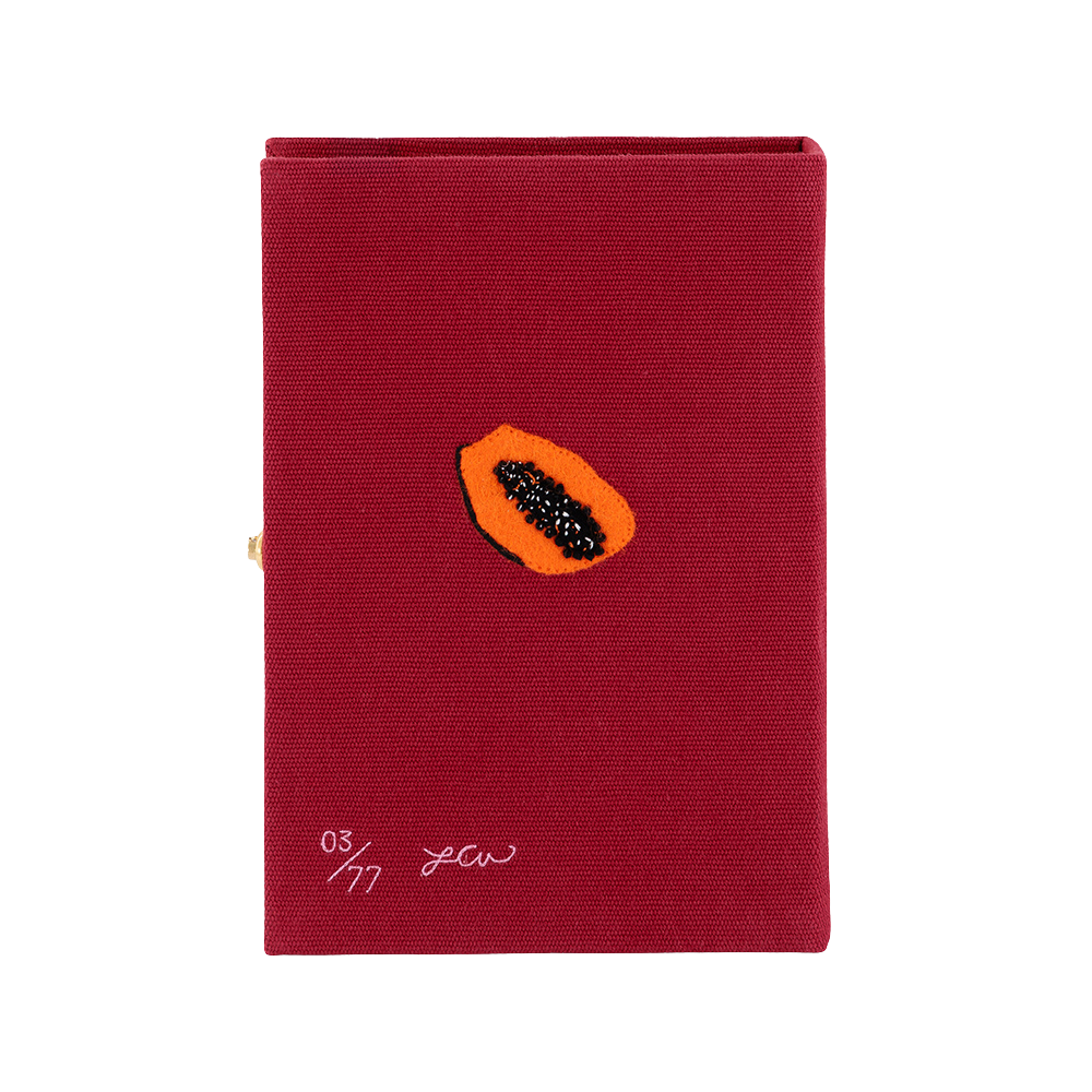 Freedom From Want Strapped Book Clutch by Olympia Le Tan