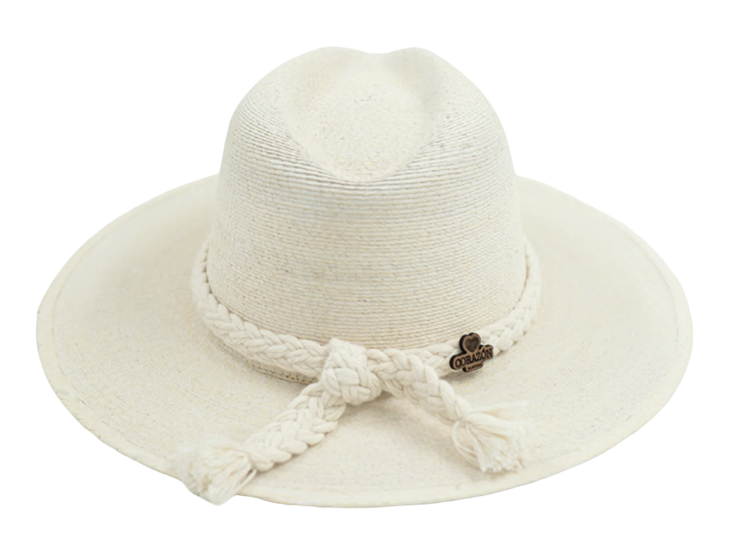 Napili White Palm Hat by Corazon Playero