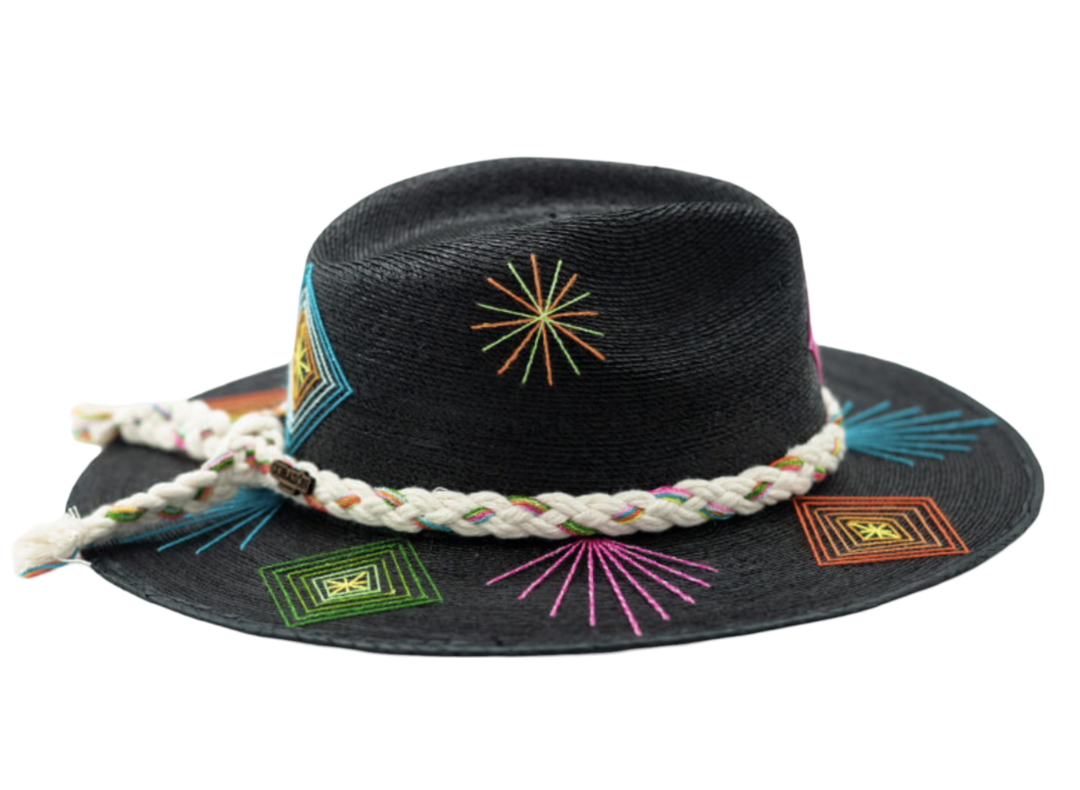 Exclusive Flora Black Hat by Corazon Playero