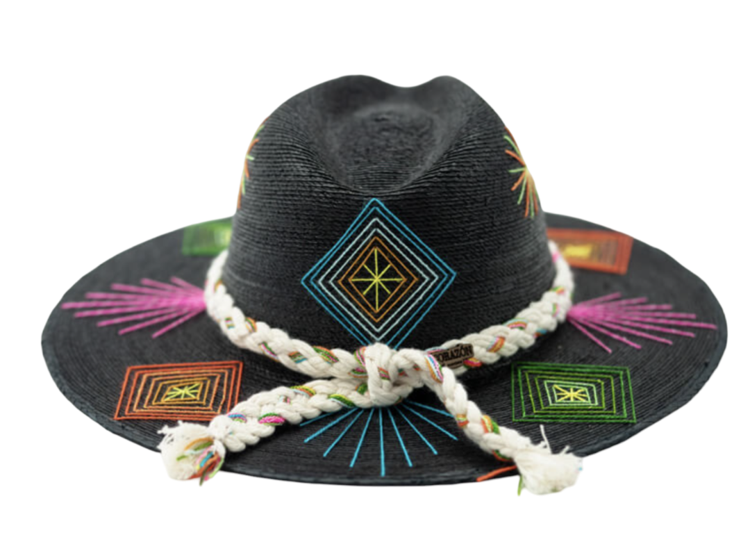 Exclusive Luanna Flora Black Hat by Corazon Playero