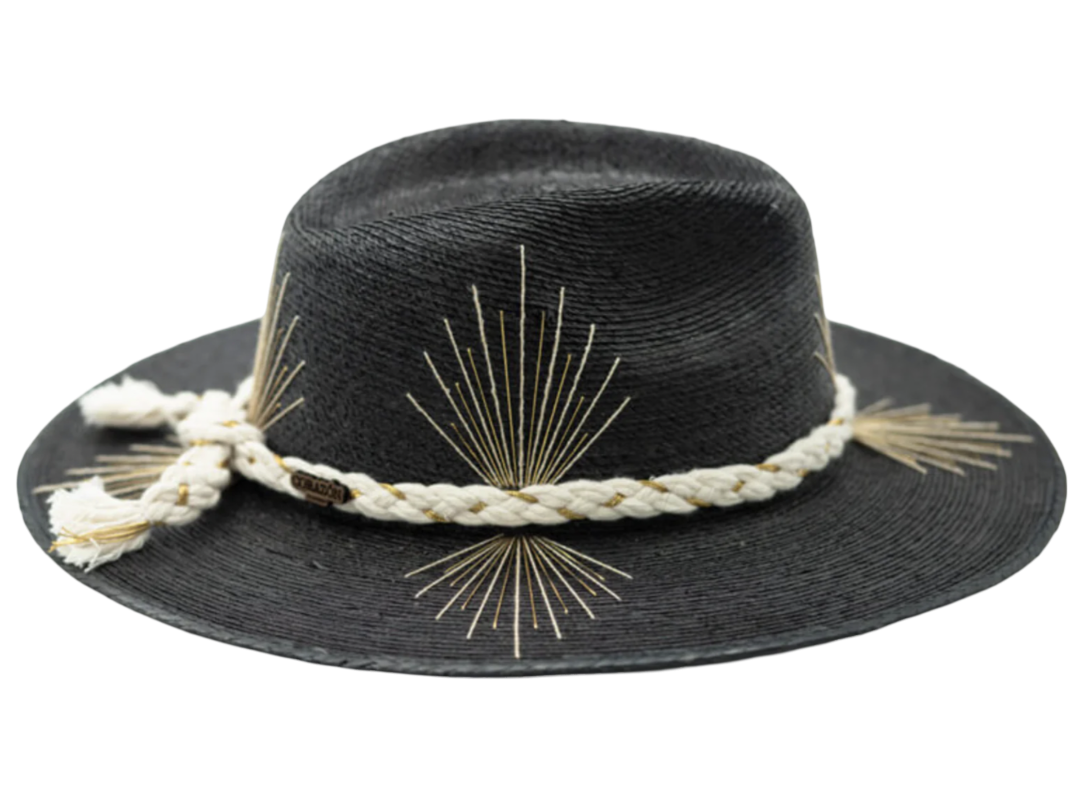 Exclusive Agave Black Cowboy Hat by Corazon Playero - Preorder